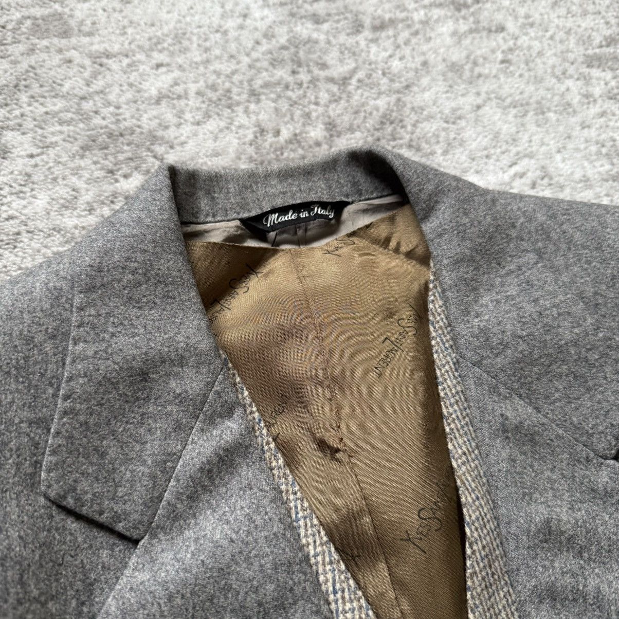 Yves Saint Laurent 1970's Yves Saint Laurent Wool Tailored Suit Jacket and Vest Size 38R - 2 Thumbnail