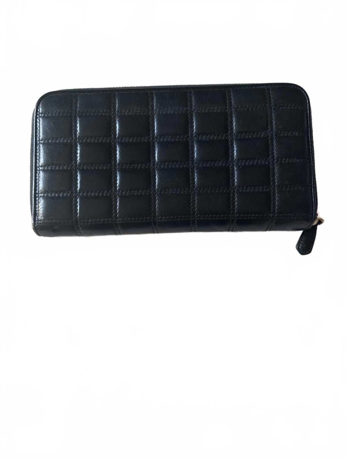 Prada Prada Milano Navy Quilted Leather Zip-Around Wallet Size ONE SIZE - 2 Thumbnail