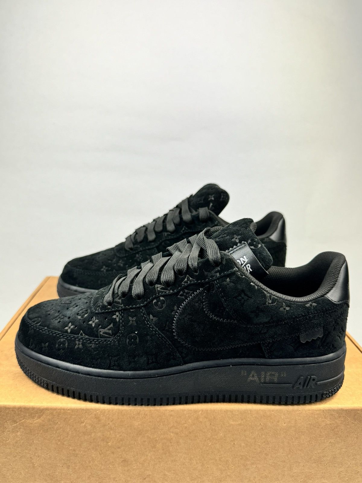 Louis Vuitton Nike Air Force 1 Low By Virgil Abloh Black