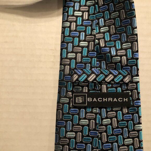 Bachrach BACHRACH men's new silk tie 3 1/2" X 59 1/2" Size ONE SIZE - 2 Thumbnail