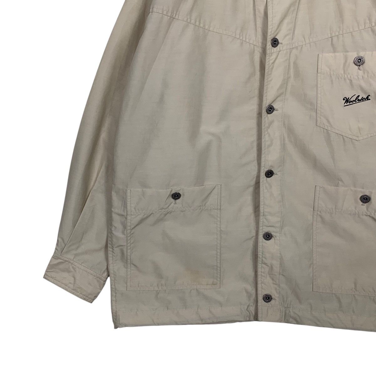 Woolrich Woolen Mills 90's WOOLRICH Three Pocket Work Casual Jacket #2477-C111 Size US L / EU 52-54 / 3 - 3 Thumbnail