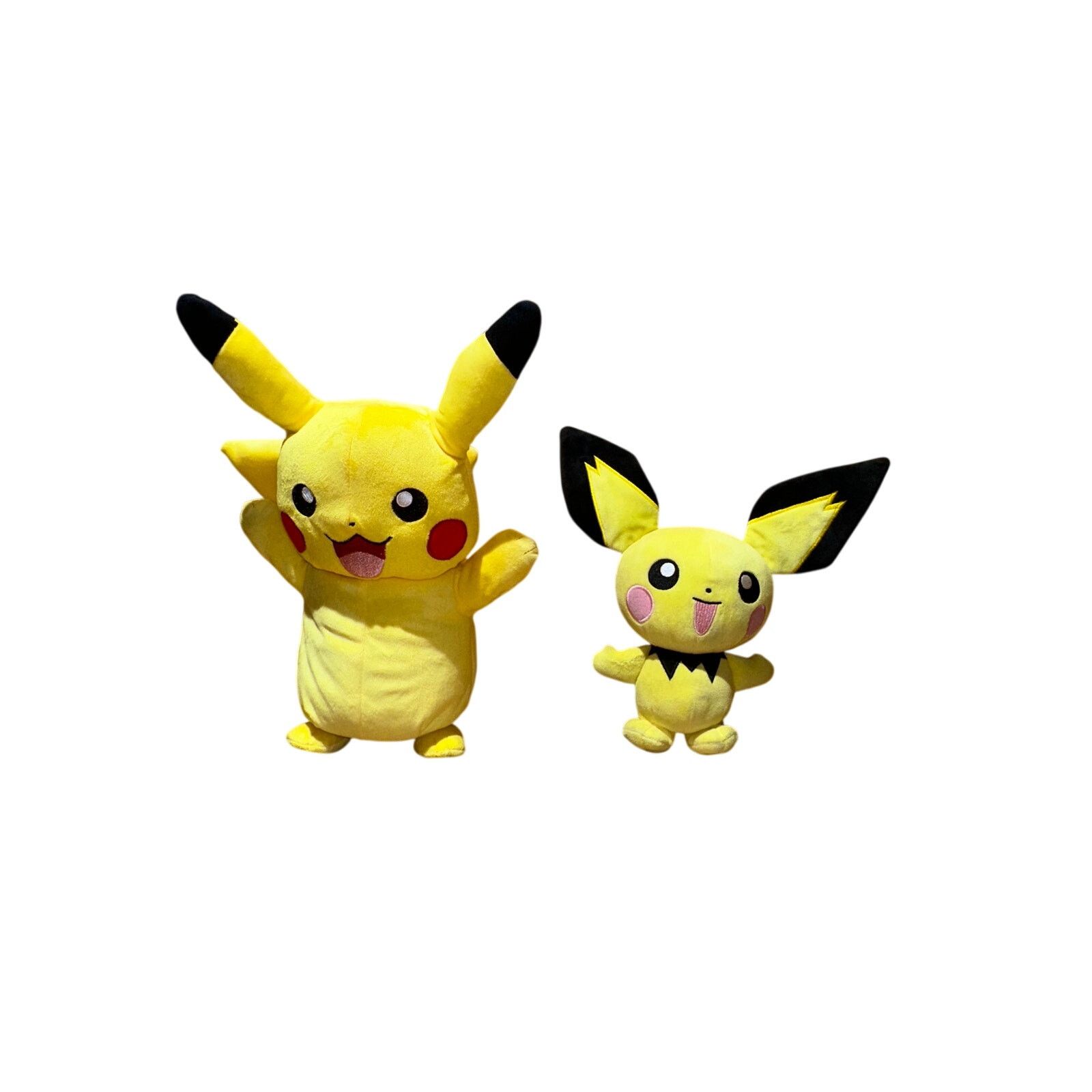 Pokemon Pikachu X Pichu Plush ToysOne Moves With Batteries 15”tall Size ONE SIZE - 1 Thumbnail