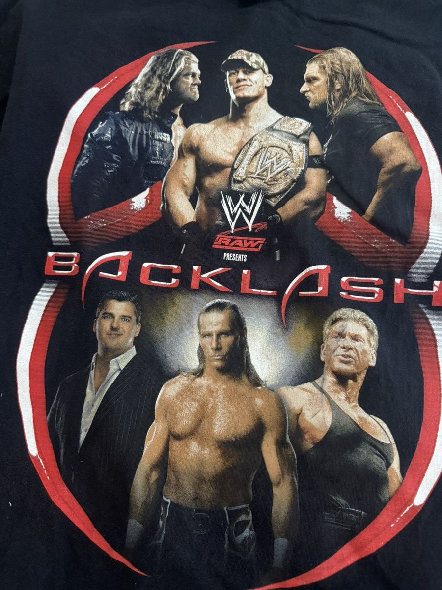 Vintage 00s WWE Blacklash 2006 T-Shirt Y2K