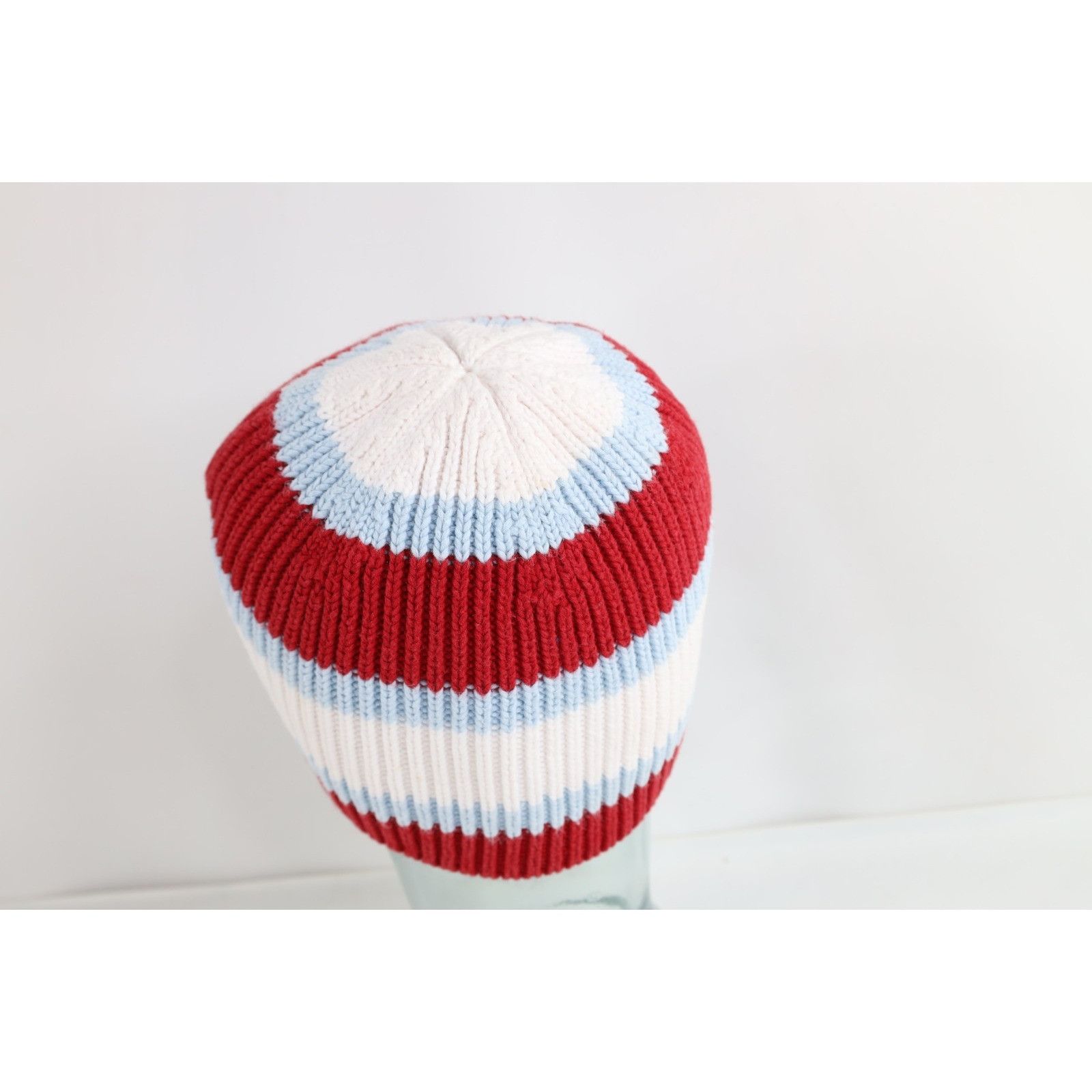 Abercrombie & Fitch Vintage 90s Abercrombie & Fitch Babydoll Striped Knit Beanie Size ONE SIZE - 5 Thumbnail