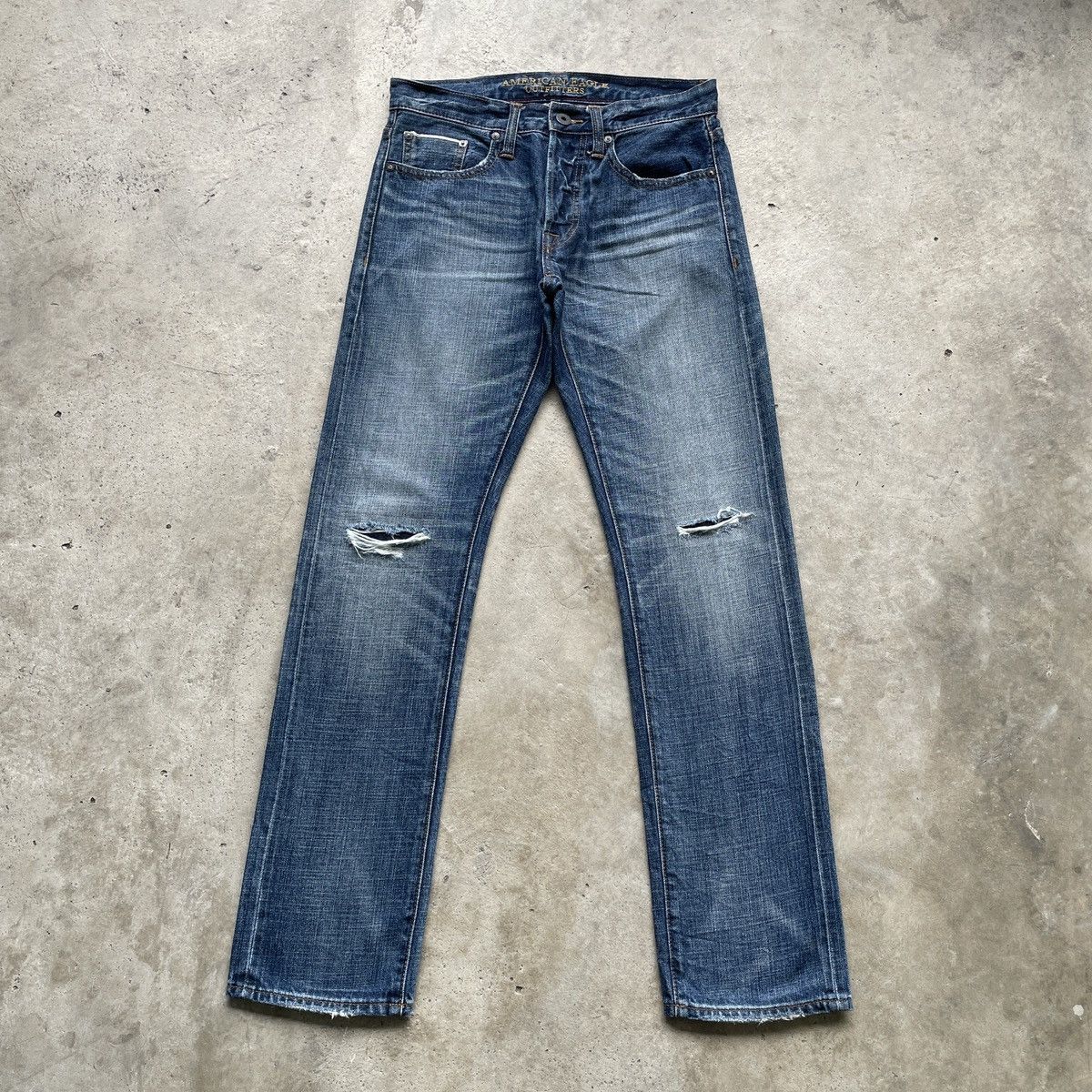 American Eagle Outfitters Vintage American Eagle Outfitters Selvedge Jeans Pants W31 Size US 31 - 1 Thumbnail
