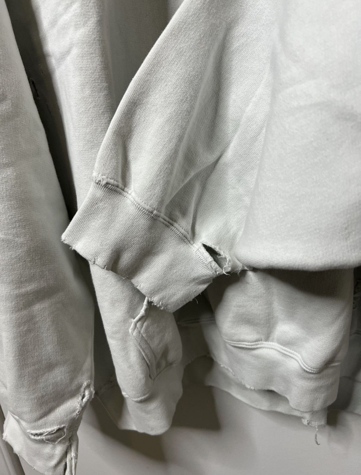 Balenciaga Balenciaga “Hi My Name Is” FW21 Distressed Hoodie Size US S / EU 44-46 / 1 - 5 Thumbnail