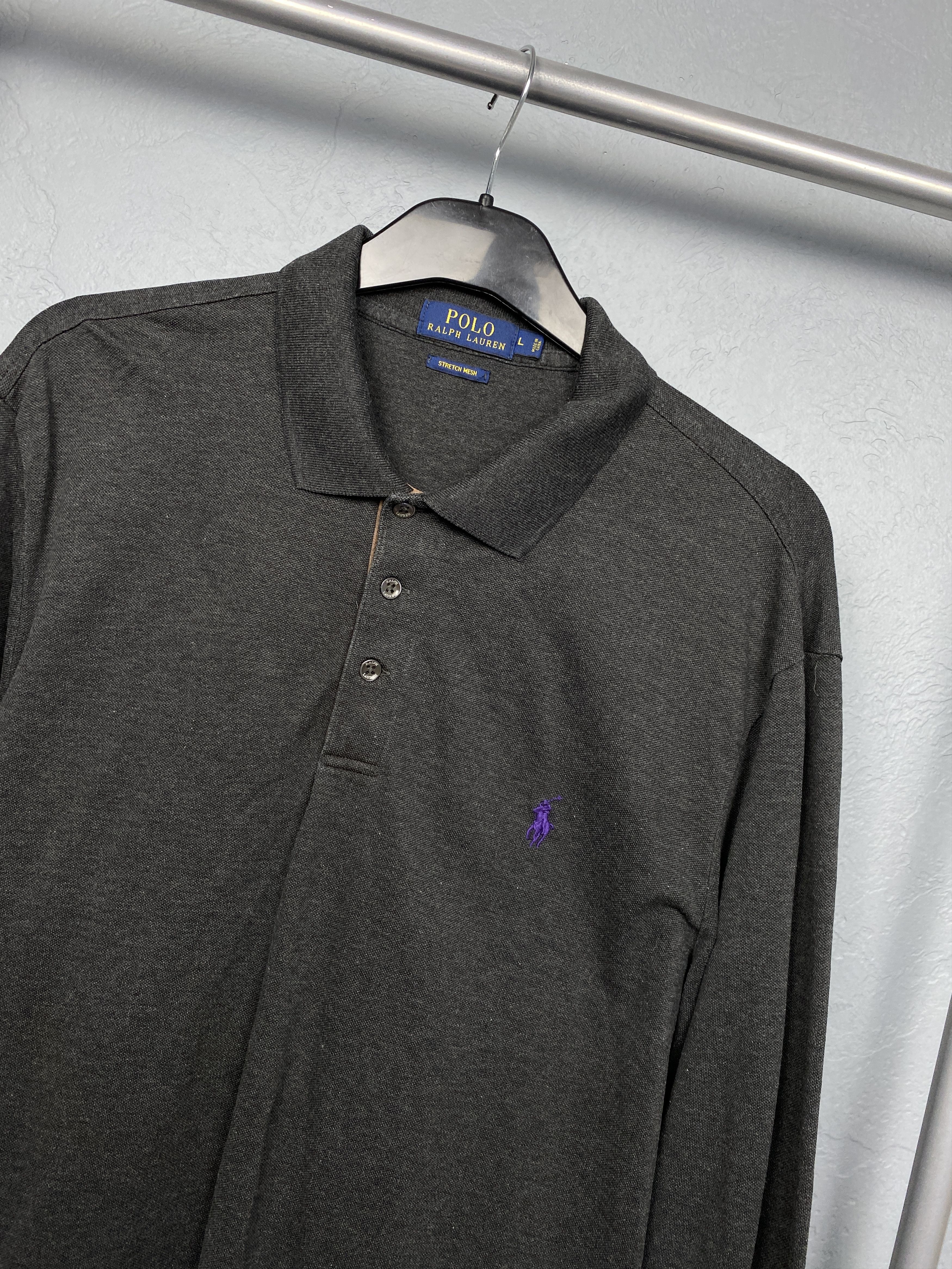 Polo Ralph Lauren Polo Ralph Lauren Vintage Mens Long Sleeve Polo Shirt Size US L / EU 52-54 / 3 - 2 Thumbnail