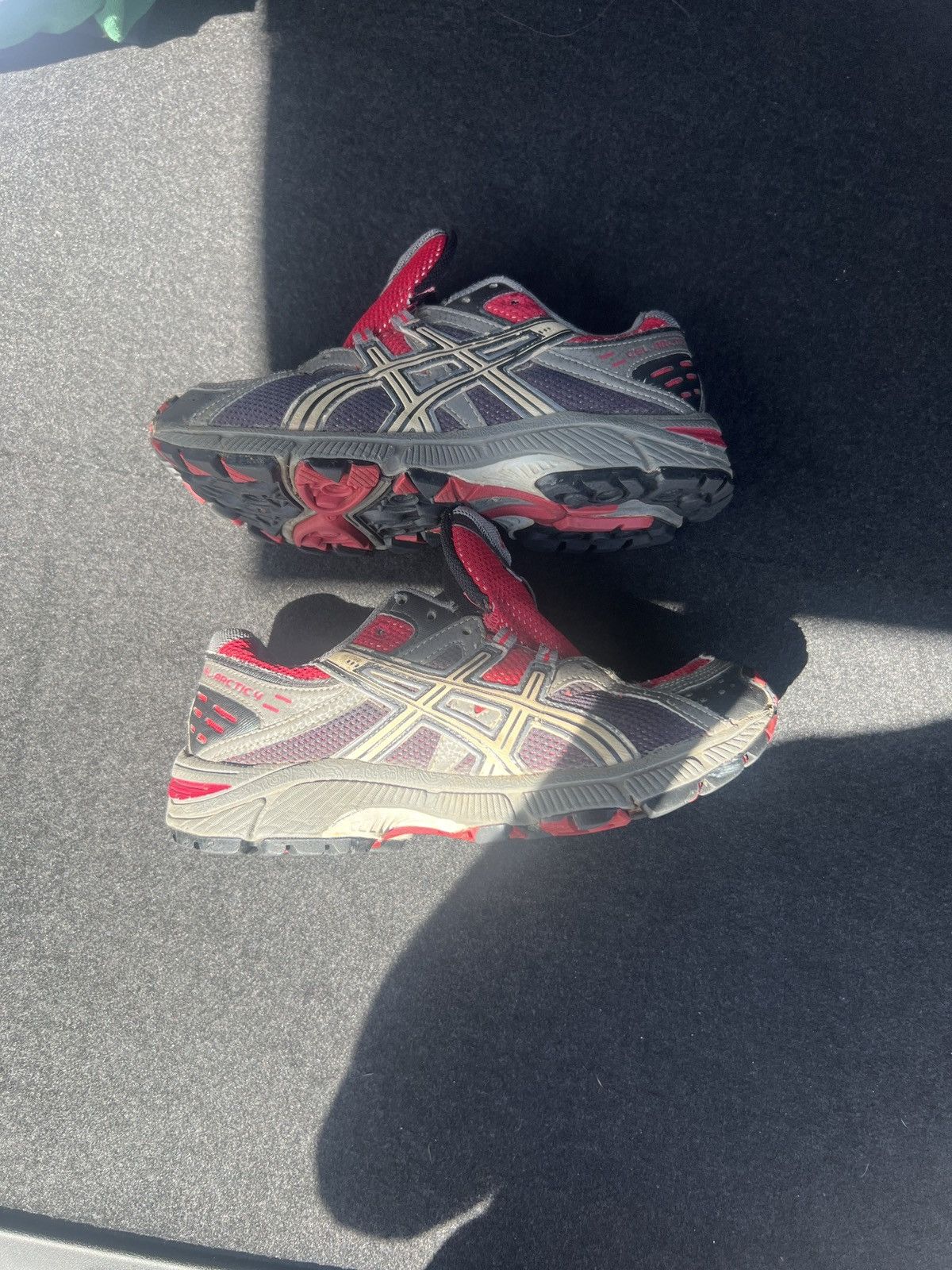 Asics × Vintage Black and red ASICS gel Size US 6.5 / EU 39-40 - 1 Thumbnail
