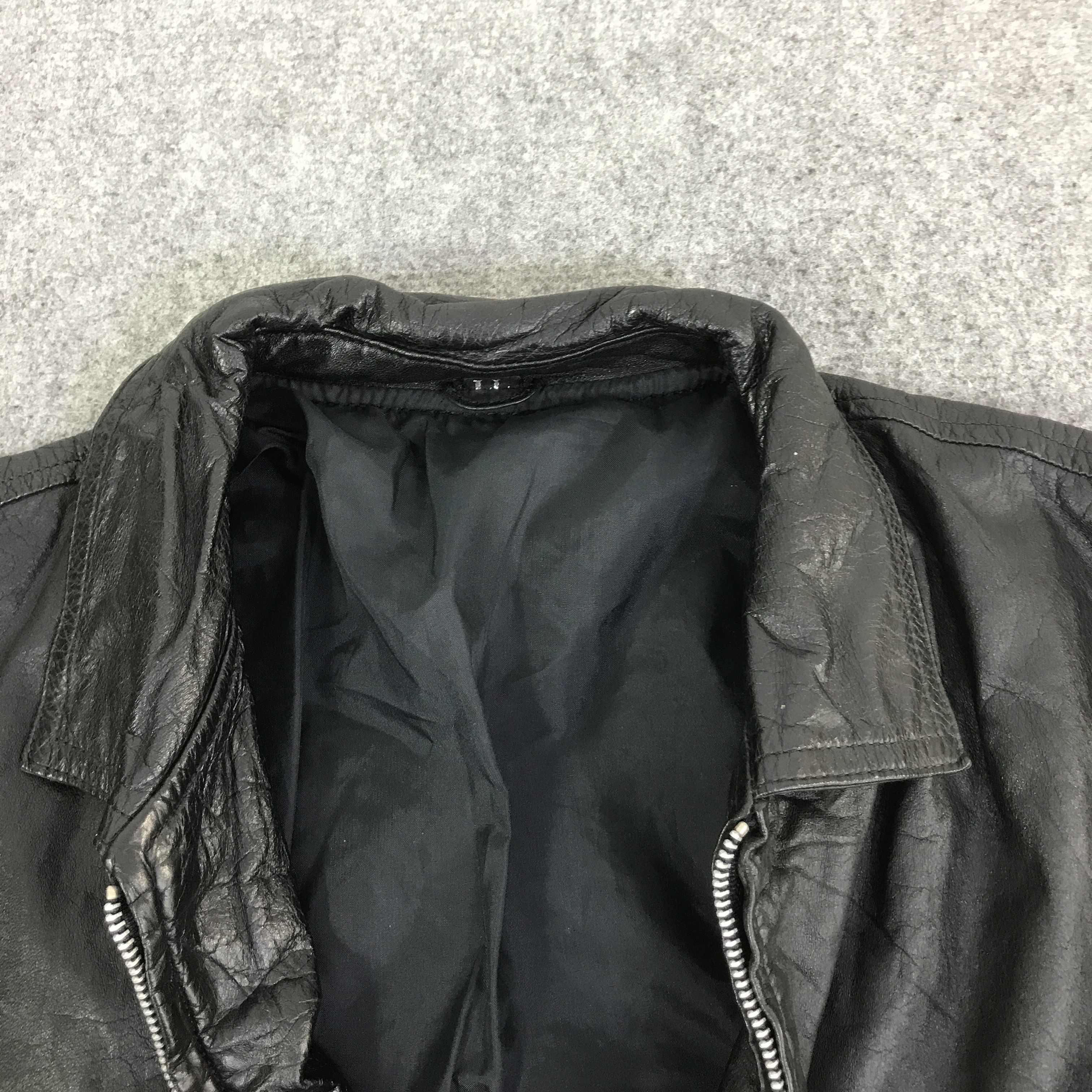 Japanese Brand JAPANESE BRAND LEATHER BOMBER JACKET K116B14 Size US L / EU 52-54 / 3 - 8 Thumbnail