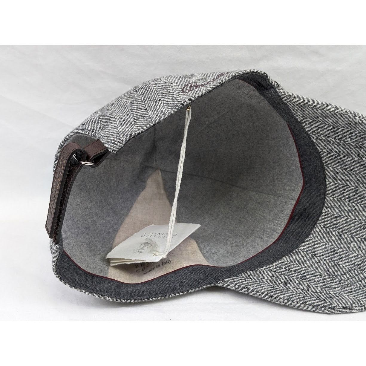 Brunello Cucinelli o1rshd1 Q:3 / Size: M / Baseball Cap/Hat in Gray Size ONE SIZE - 14 Thumbnail