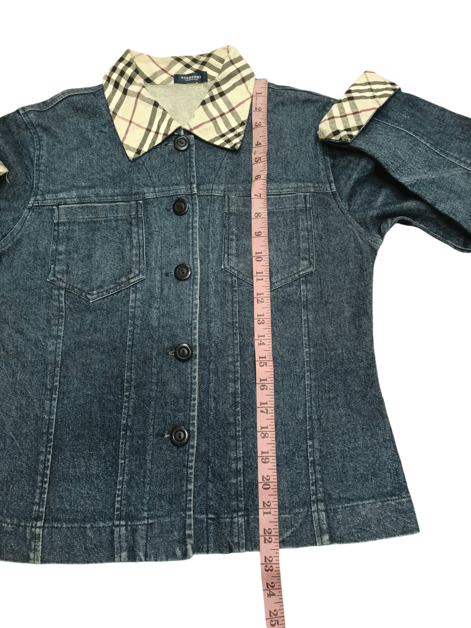Burberry × Designer BURBERRY DENIM JACKET x DESIGNER Size XS / US 0-2 / IT 36-38 - 6 Thumbnail