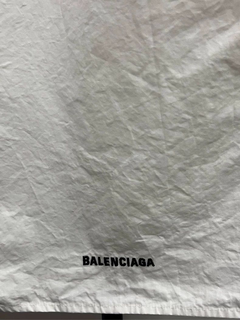 Balenciaga Balenciaga Embroidered Logo Long Sleeve Shirt-2506 Size US M / EU 48-50 / 2 - 3 Thumbnail