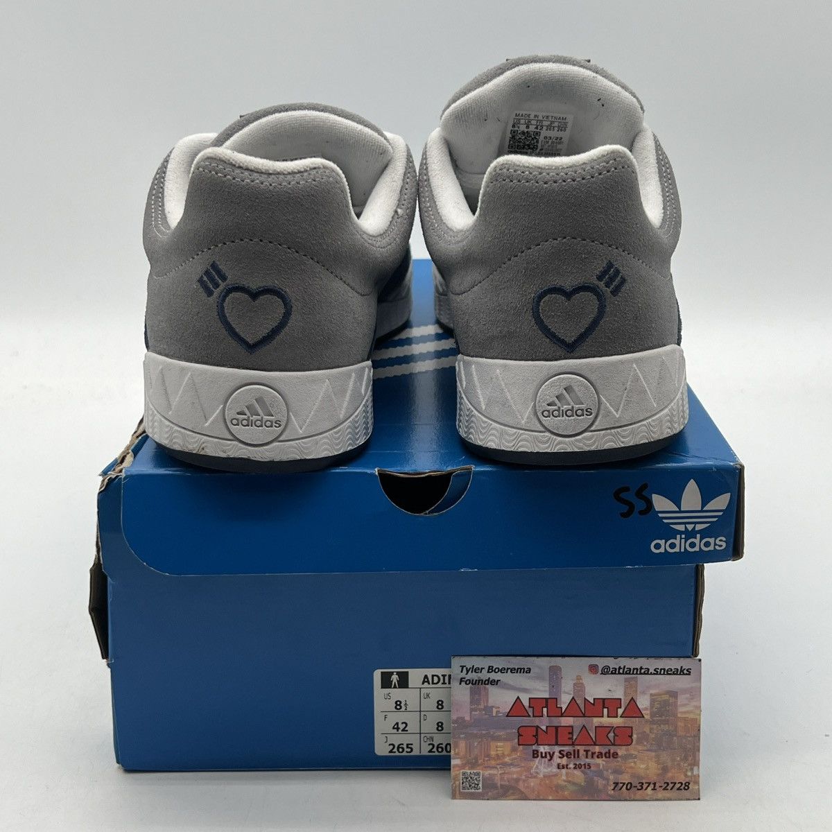 Adidas Human made x adimatic grey tech indigo Size US 8.5 / EU 41-42 - 3 Thumbnail