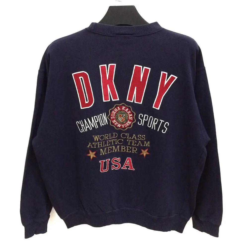 DKNY × Vintage Vintage Donna Karan New York Sweatshirt Size US M / EU 48-50 / 2 - 1 Thumbnail