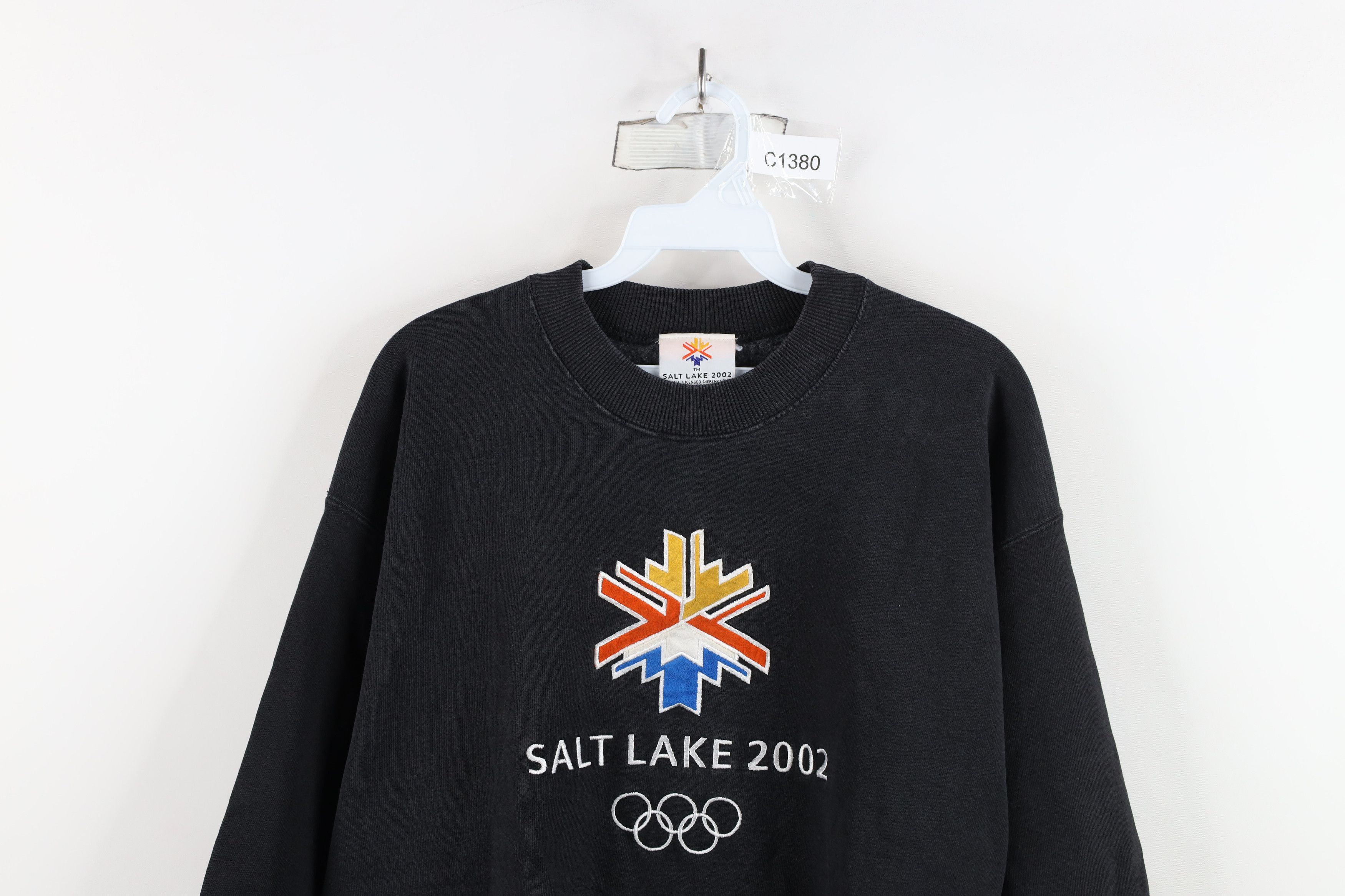 Vintage Vintage Y2K Spell 2002 Winter Olympics Salt Lake Sweatshirt Size US L / EU 52-54 / 3 - 2 Thumbnail