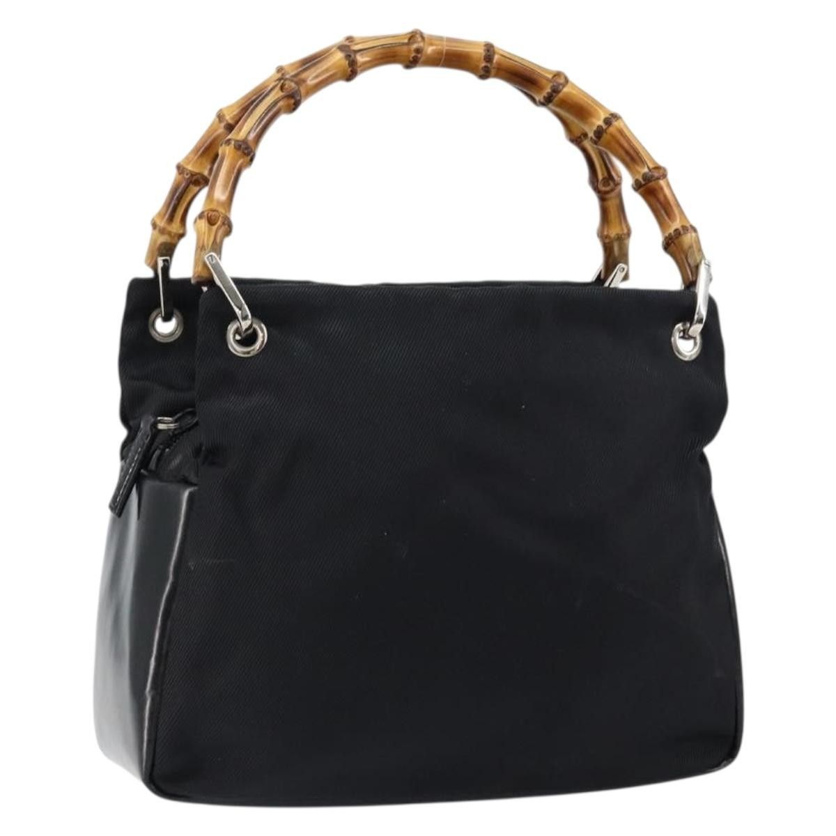 Gucci Gucci Vintage Bamboo Handle Bag Leather Size ONE SIZE - 1 Thumbnail