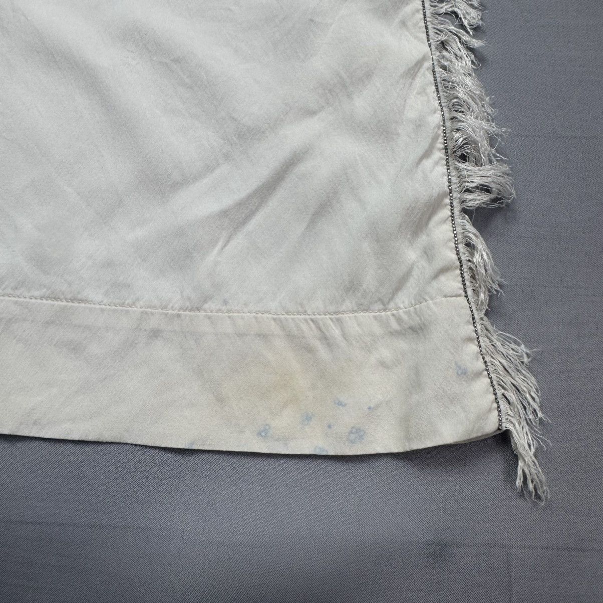 Brunello Cucinelli Brunello Cucinelli Fringe Tank Top Shirt Cream Made In Italy Size S / US 4 / IT 40 - 11 Thumbnail