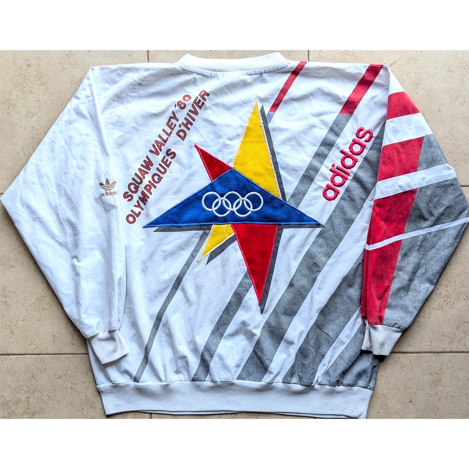 Adidas × USA Olympics Winter Olympic ADIDAS 90s 1928 St Moritz 1960 sweat XL vtg Size US XL / EU 56 / 4 - 6 Thumbnail