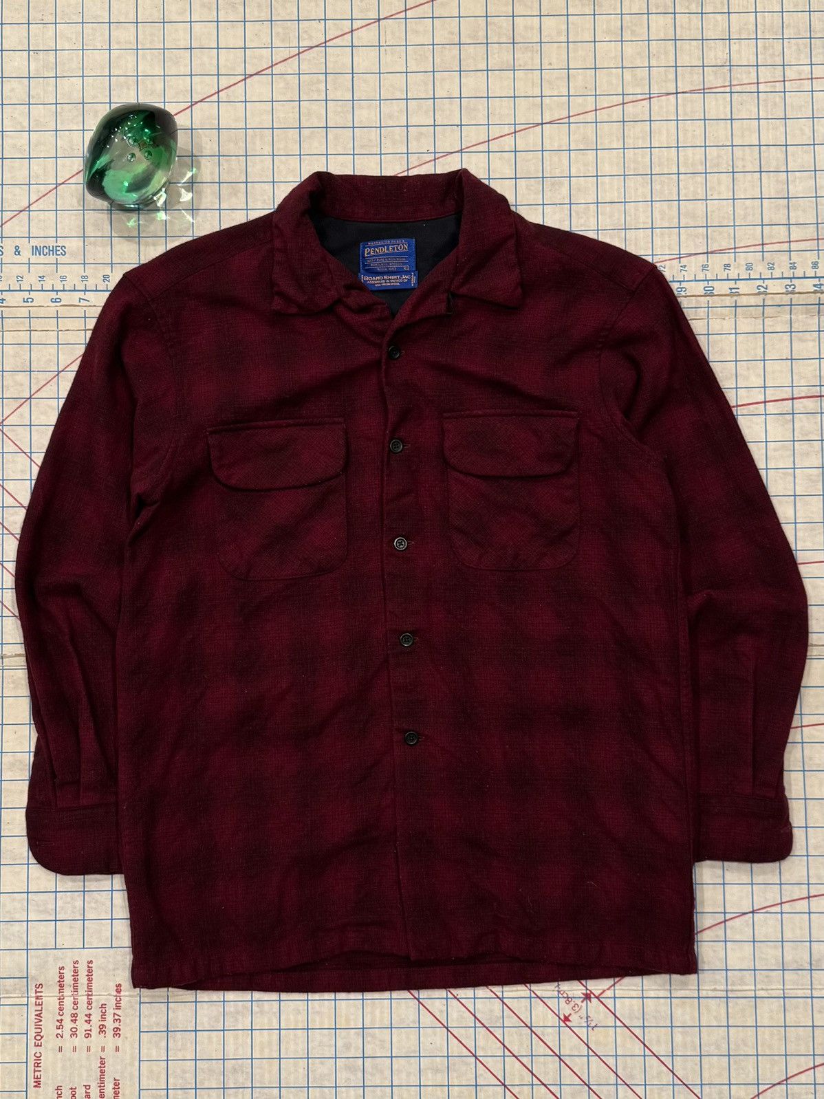 Pendleton Vintage Pendleton Board Shirt Jac Buffalo Plaid Mens Medium Size US M / EU 48-50 / 2 - 1 Thumbnail
