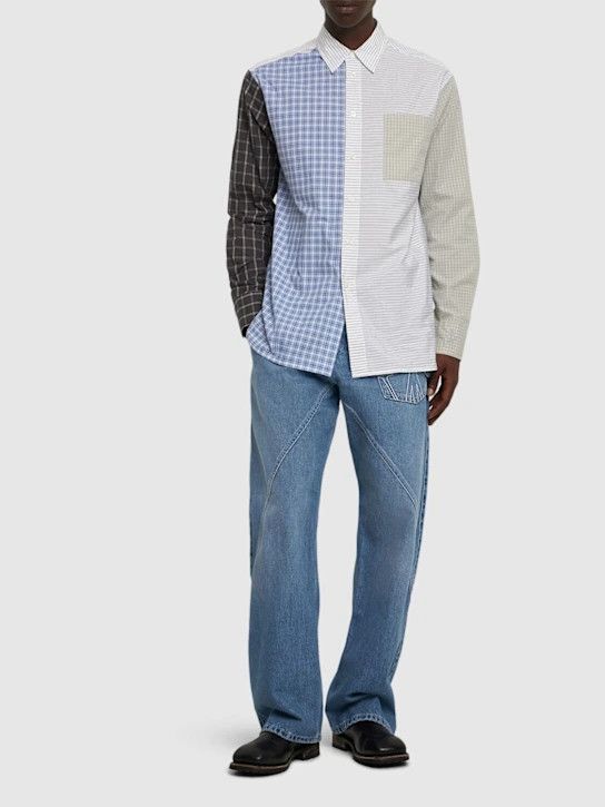 JW Anderson o1lsvrm0425 Patchwork Shirt in Multicolor Size US S / EU 44-46 / 1 - 3 Thumbnail