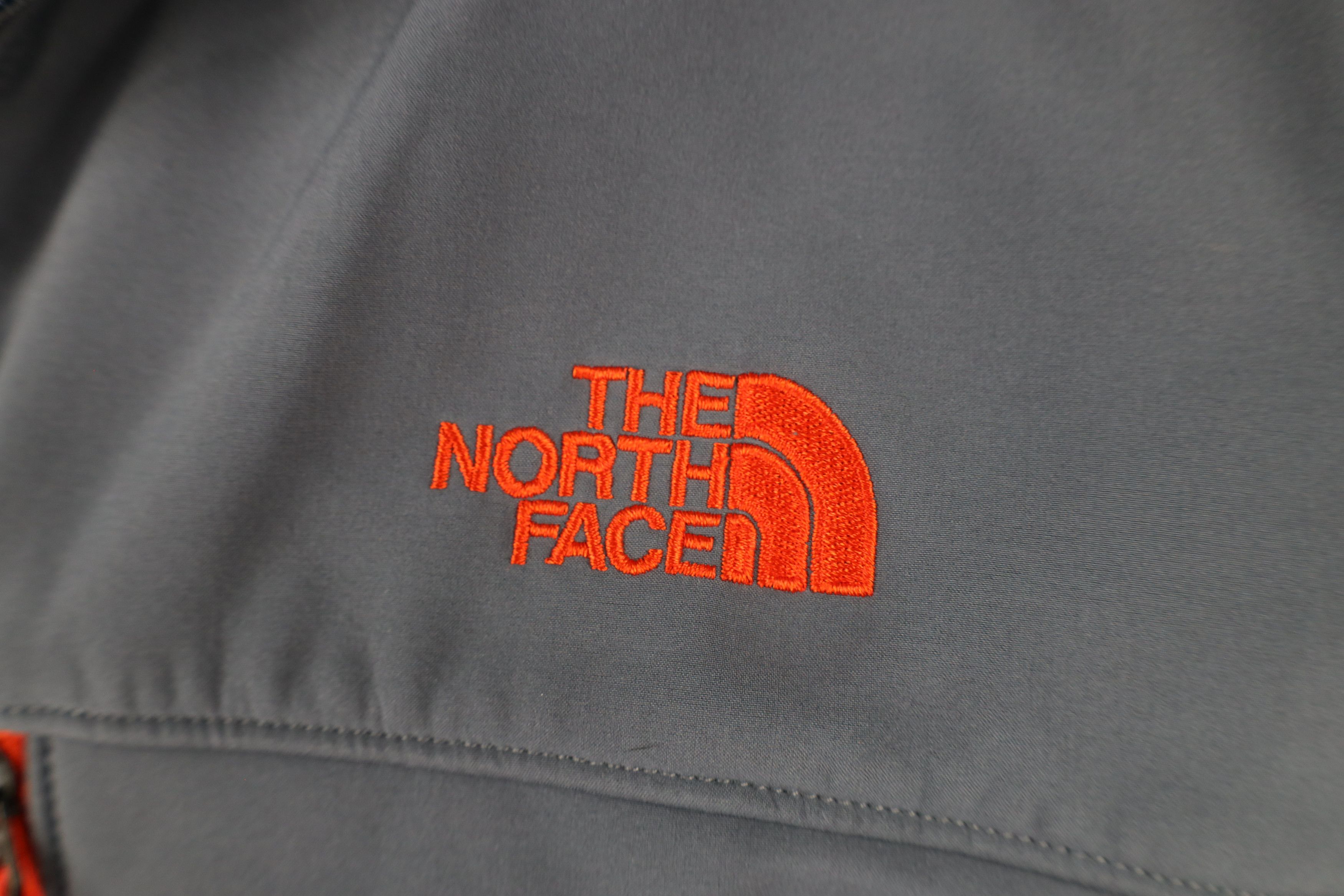 The North Face × Vintage The North Face Fleece Lined Full Zip Soft Shell Jacket Gray Size US L / EU 52-54 / 3 - 5 Thumbnail