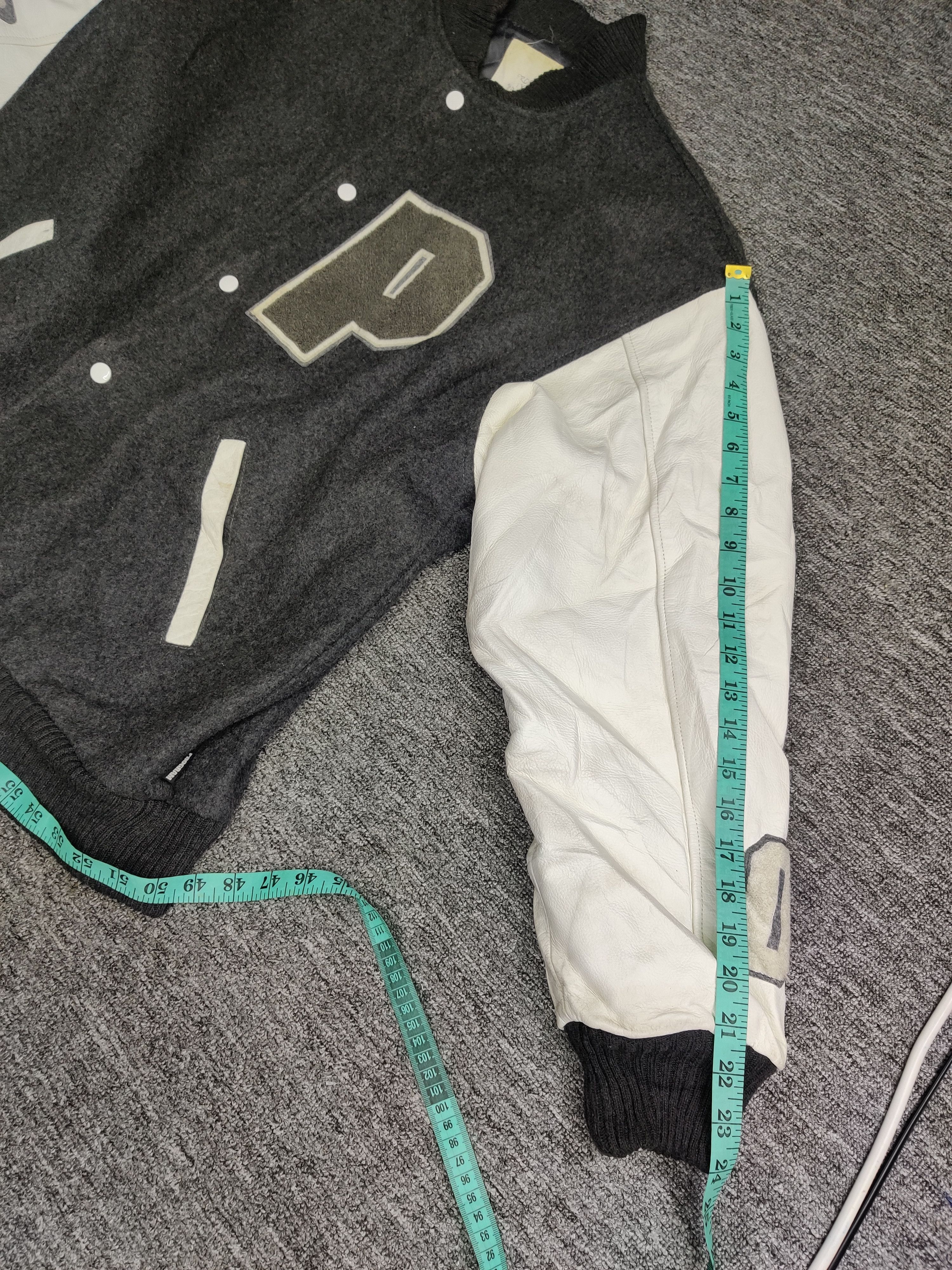 Japanese Brand Japanese Brand Program Wool Leather Varsity Jacket Size US XL / EU 56 / 4 - 17 Thumbnail
