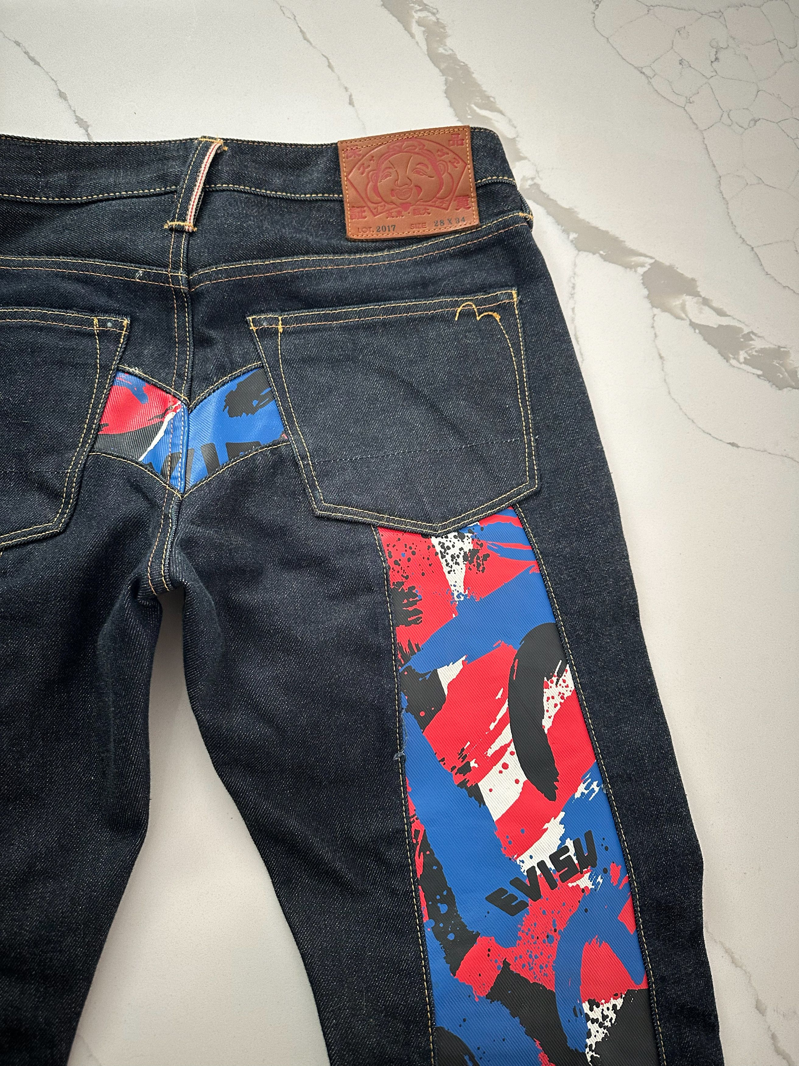 Evisu Lil Uzi Worn AW15 Daicock Jeans Size US 28 / EU 44 - 4 Thumbnail