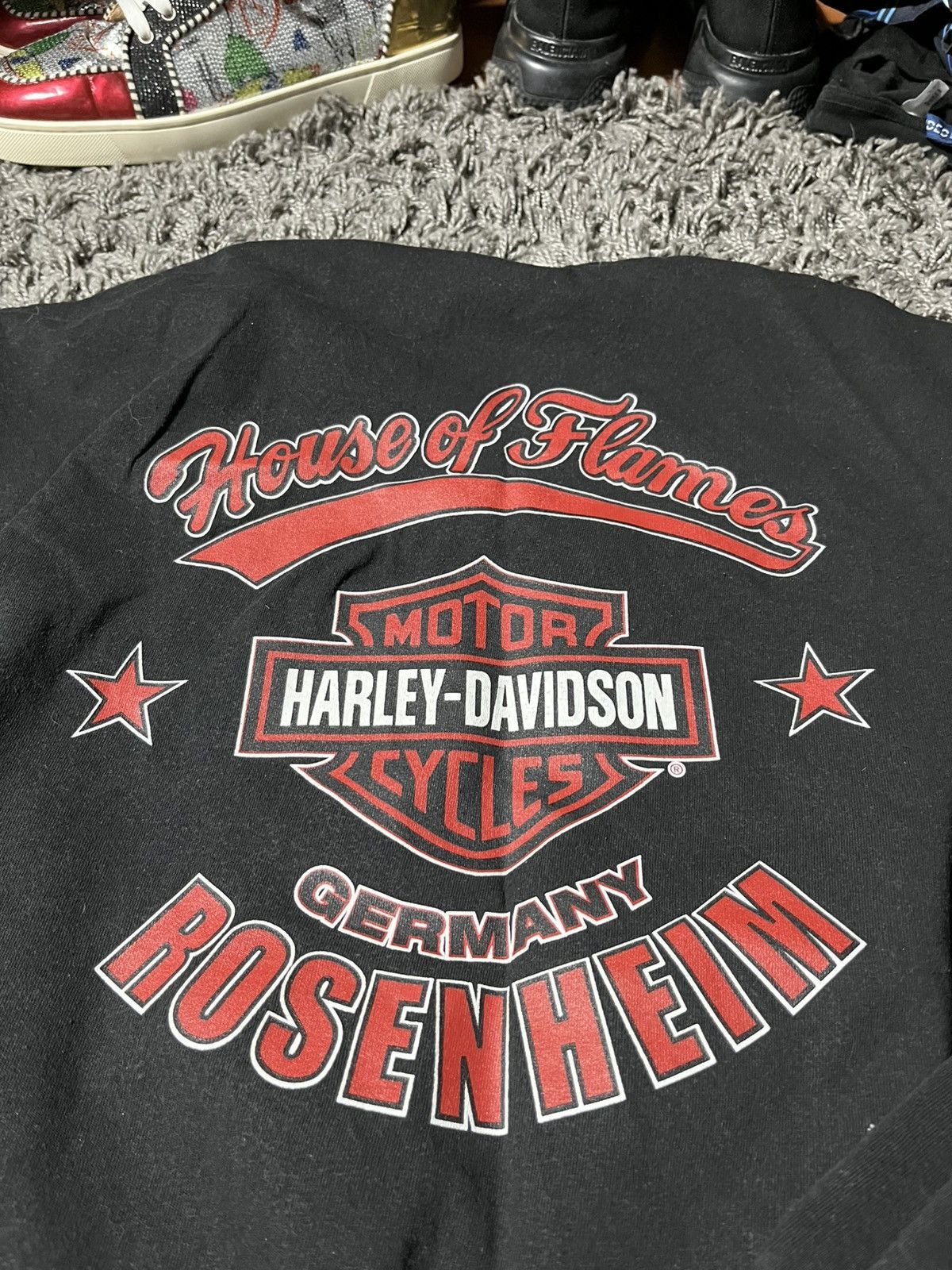 Harley Davidson HARLEY DAVIDSON GERMANY COTTON BIKER TEE Size US XL / EU 56 / 4 - 7 Thumbnail