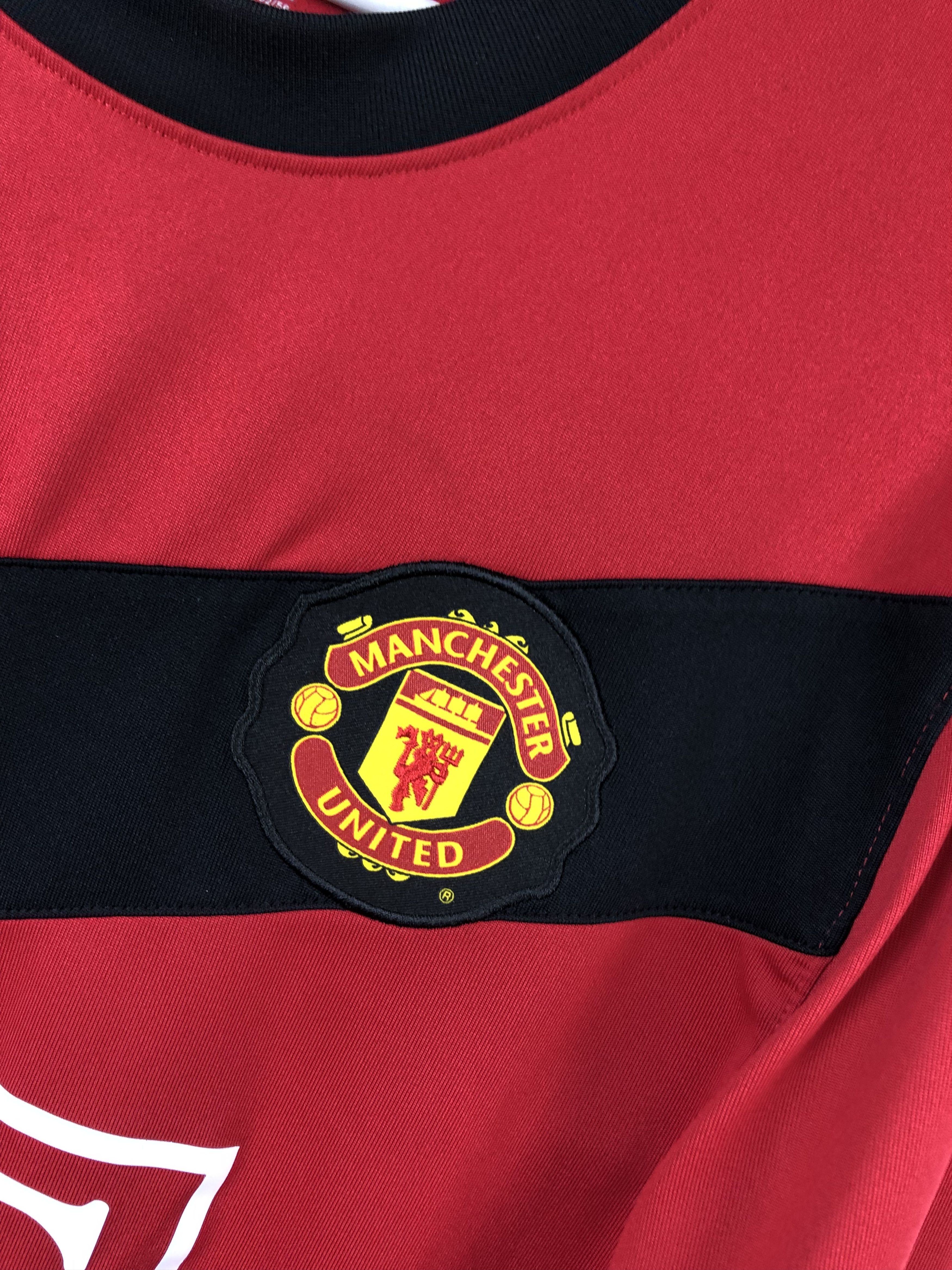 Nike Manchester United 2009 Shirt Nike #7 Owen Long Sleeve Size US L / EU 52-54 / 3 - 8 Thumbnail