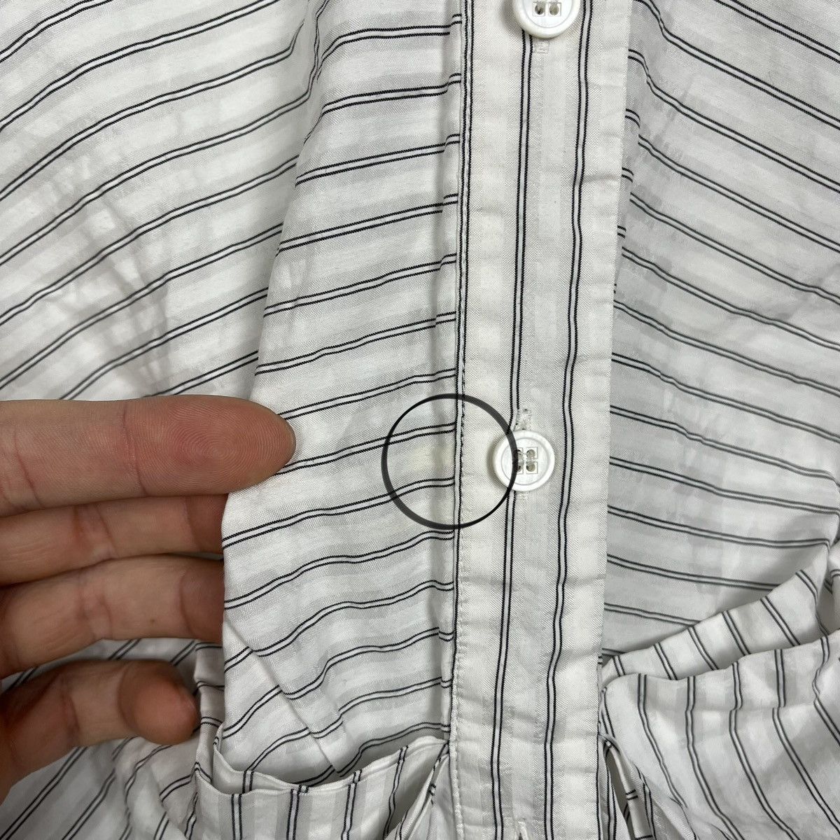 Transit Ladies Transit Par-Such Avant-Garde Button Up Shirt Size L / US 10 / IT 46 - 14 Thumbnail
