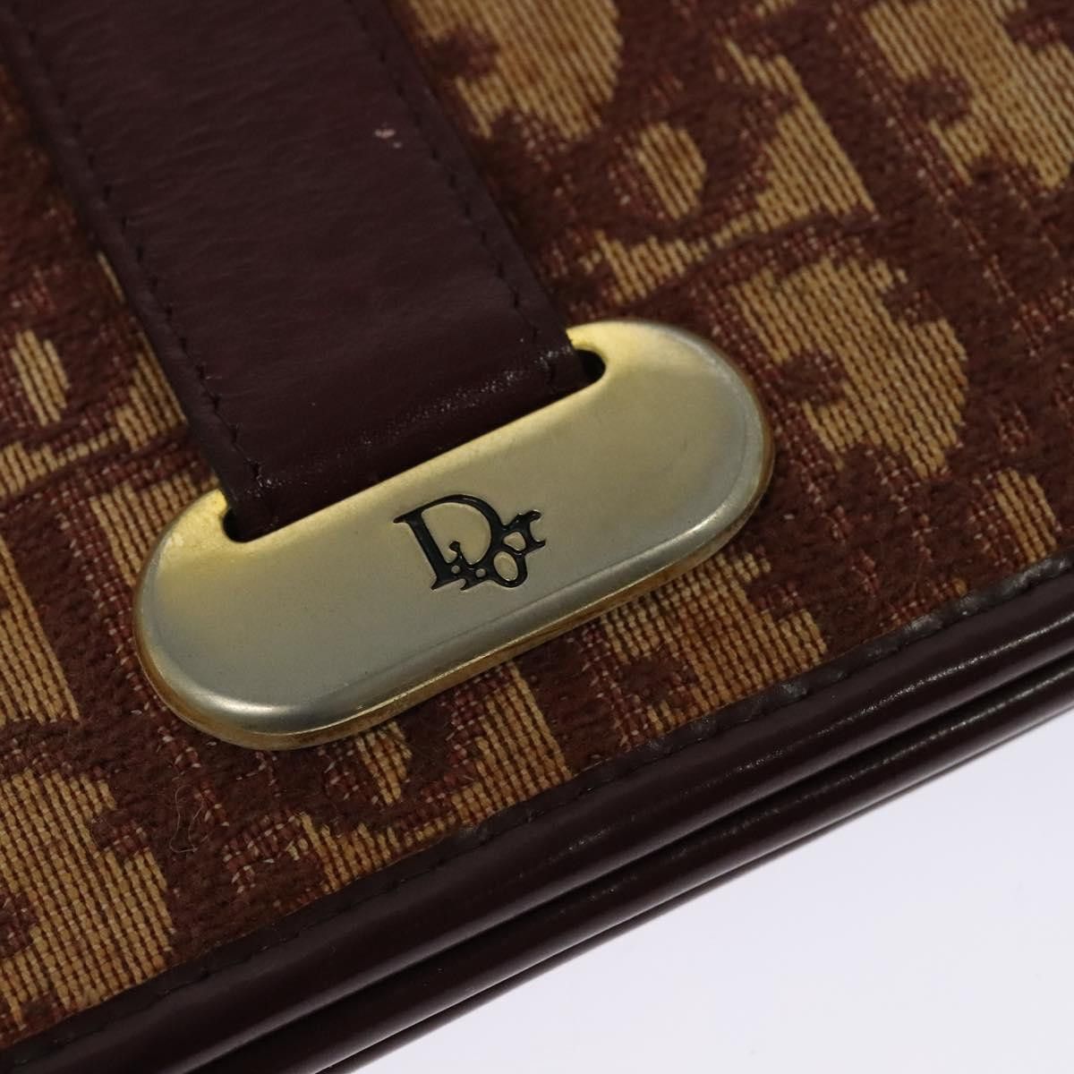 Dior DIOR Trotter Canvas Shoulder Bag Red Size ONE SIZE - 12 Thumbnail