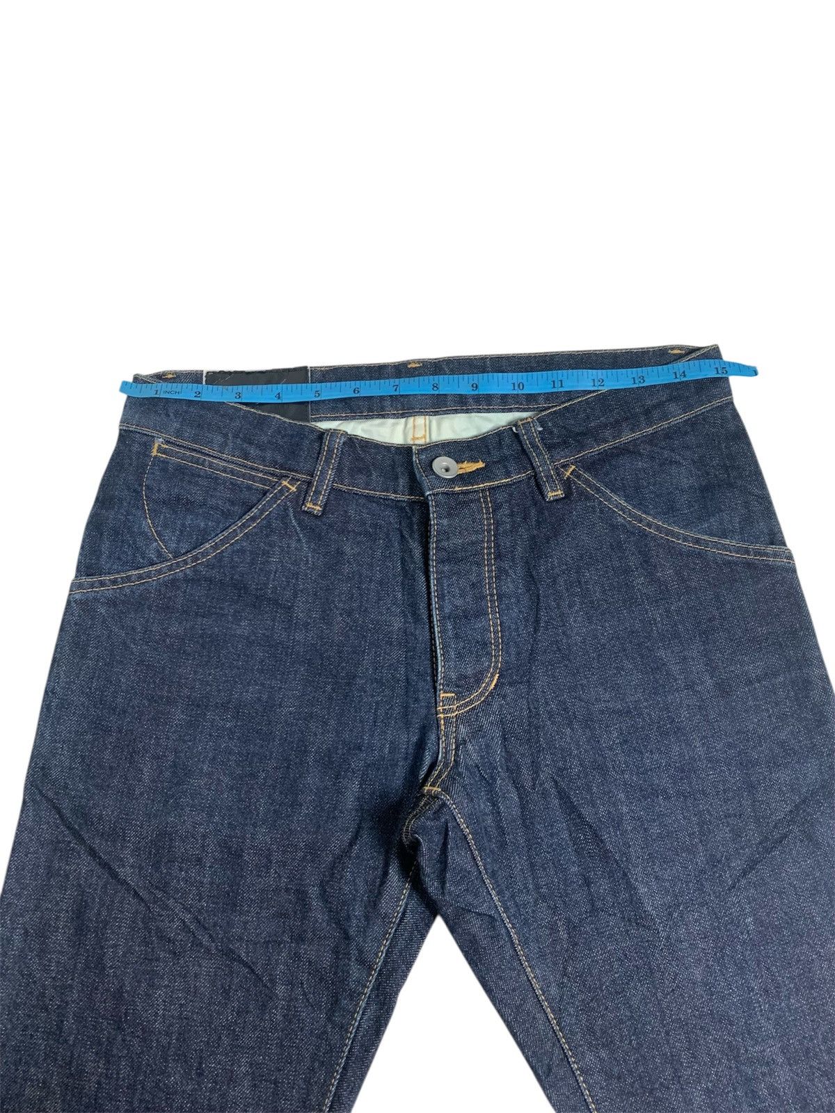 Attachment ATTACHMENT Dark Indigo Slim Fit Denim Jeans Size US 30 / EU 46 - 5 Thumbnail