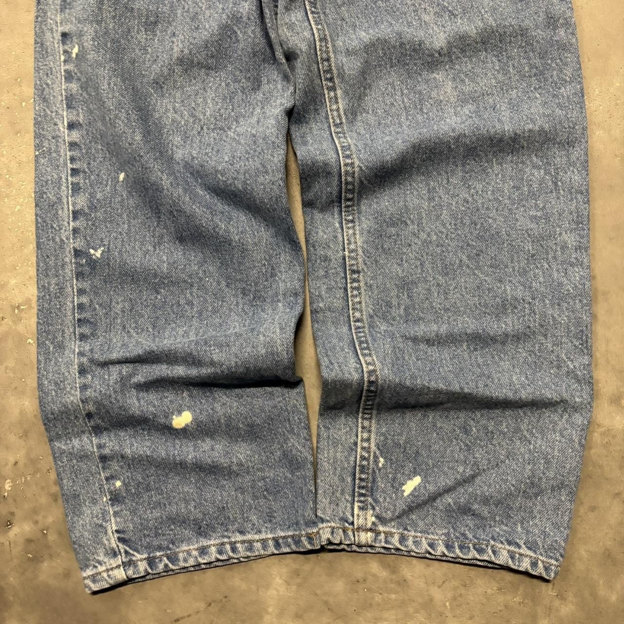 Japanese Brand × Vintage Crazy Vintage Y2K/2000s Blue Wash Essential Denim Jeans! Size US 26 / EU 42 - 6 Thumbnail