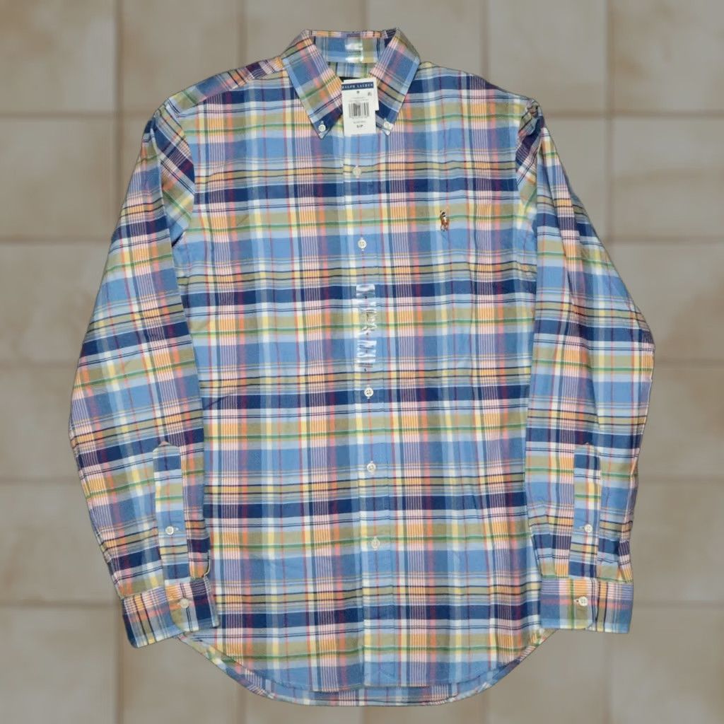 Ralph Lauren Ralph Lauren Mens Small Blue Red Plaid Long Sleeve Button-Down NWT Size US S / EU 44-46 / 1 - 1 Thumbnail