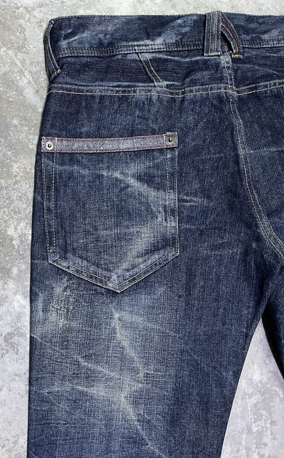 Hysteric Glamour Flare Japan Jeans Lightning Wash Real Vintage Size US 33 - 11 Thumbnail