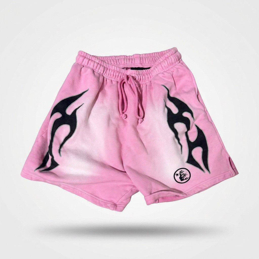 HELLSTAR Hellstar Flame Shorts in Pink | Grailed