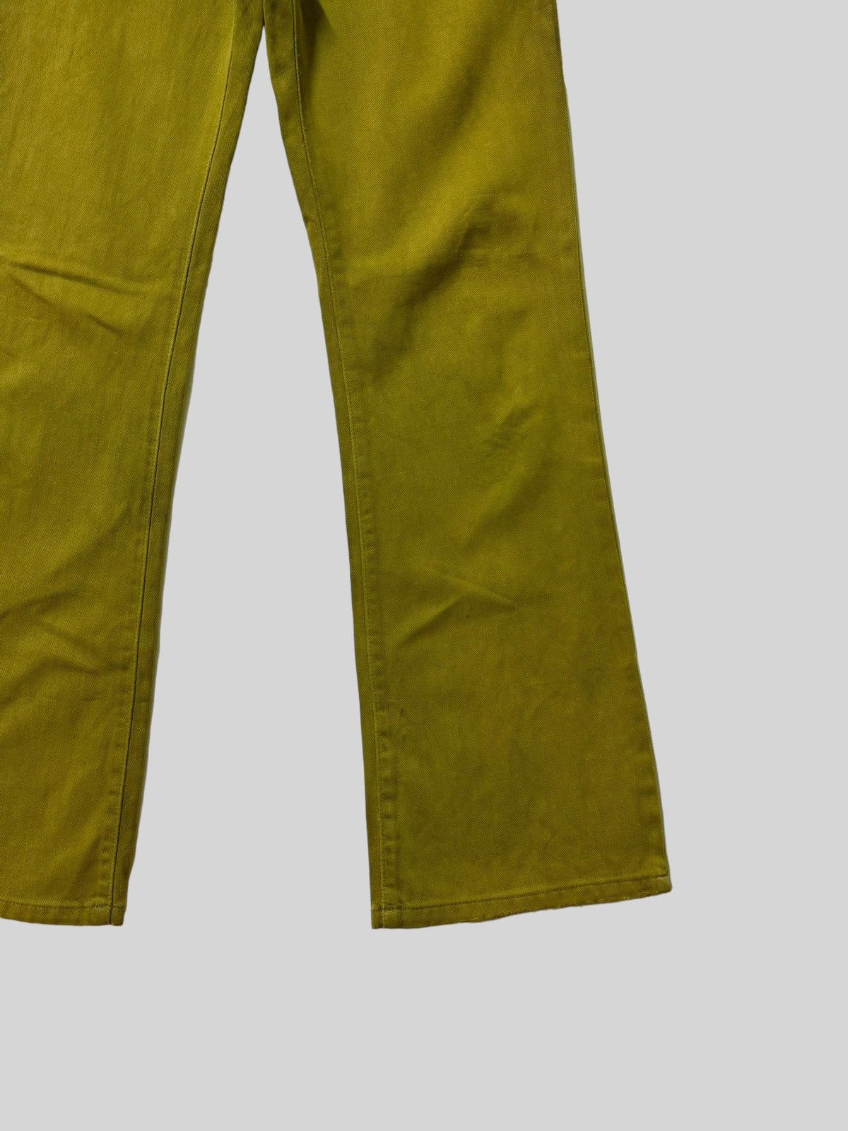 Japanese Brand FLARE BLUE BELL LADY WRANGLER GREEN BOOY CUT JEANS Size US 28 / EU 44 - 12 Thumbnail