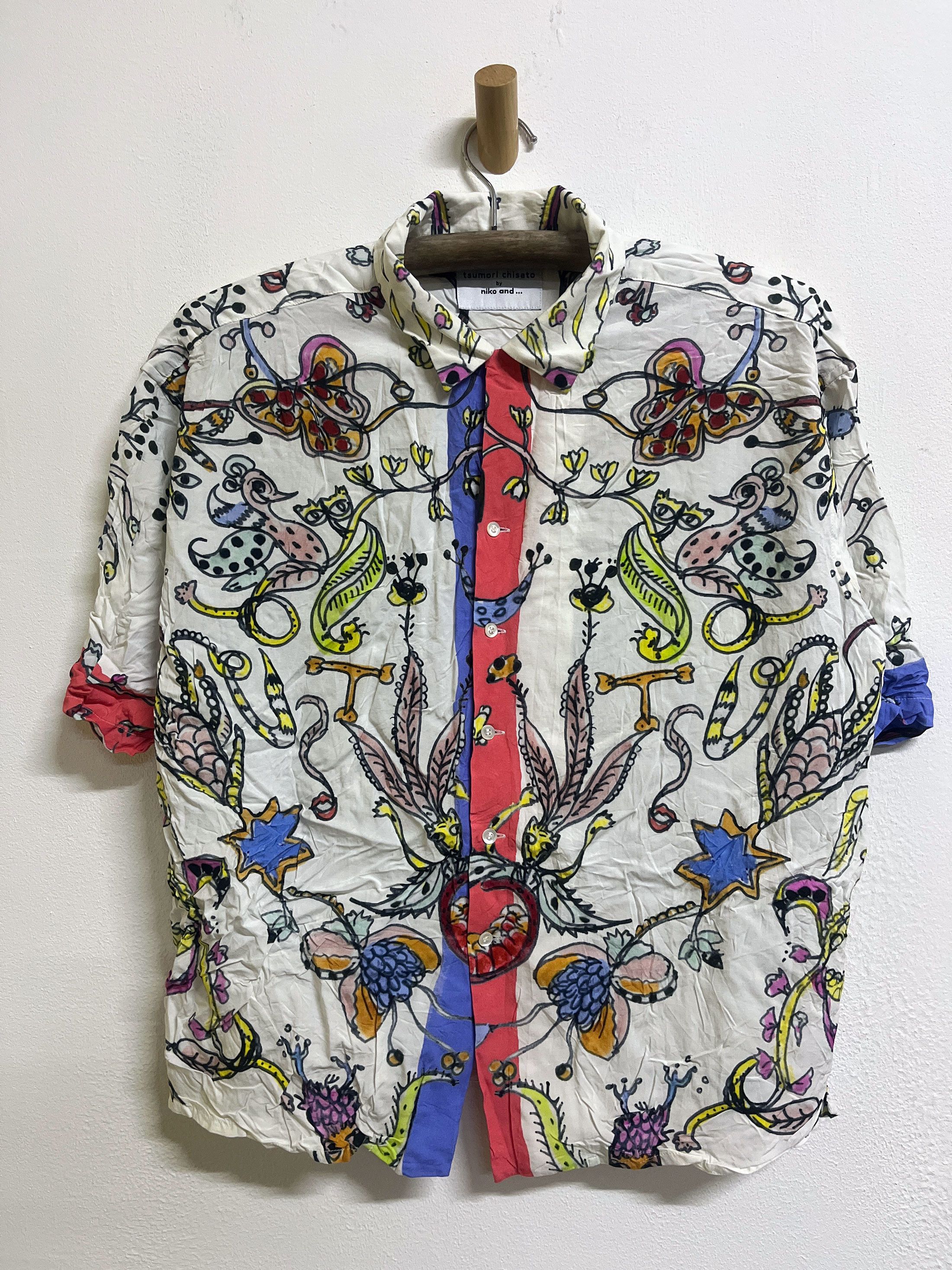 Japanese Brand tsumori chisato niko and Cropped Hawaii Hawaiian Size S / US 4 / IT 40 - 1 Thumbnail