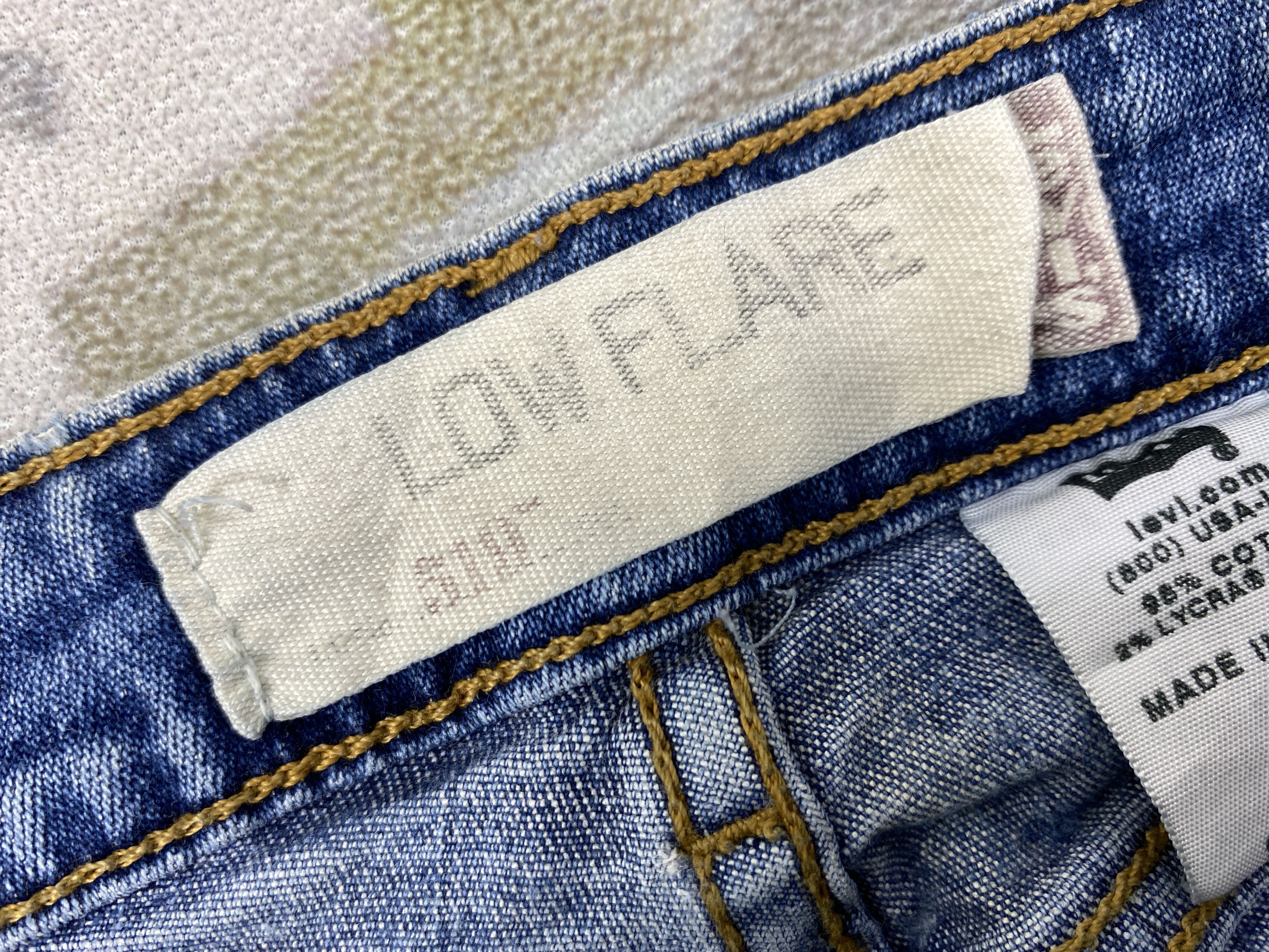 Japanese Brand Vintage Levi's 519 Low Flared Denim 30 x 31.5 -JN691 Size US 30 / EU 46 - 11 Thumbnail
