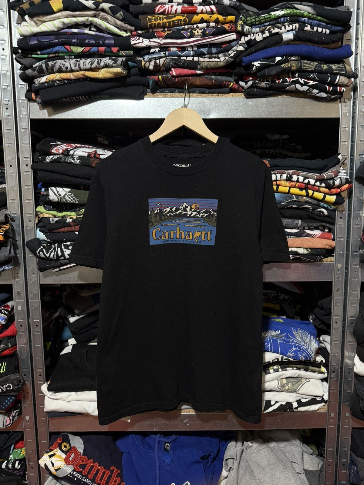 Carhartt Wip Rare Carhartt WIP Mounts Shark Logo Outdoor T-Shirt Y2K Hype Size US M / EU 48-50 / 2 - 1 Thumbnail