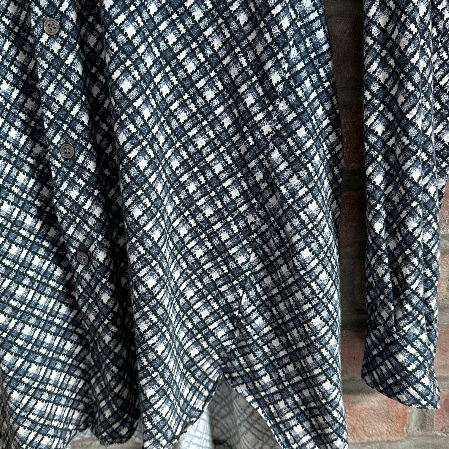 Comme des Garcons SHIRT Crooked Print Pattern Shirt Size US XL / EU 56 / 4 - 4 Thumbnail