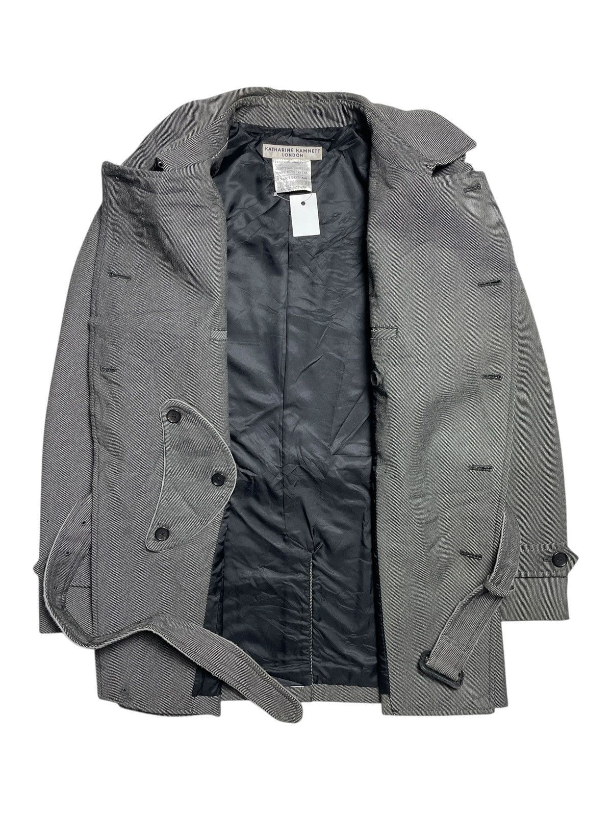 Katharine Hamnett London 2000’s Katharine Hamnet - Belted Double Breasted Coat Size US M / EU 48-50 / 2 - 3 Thumbnail