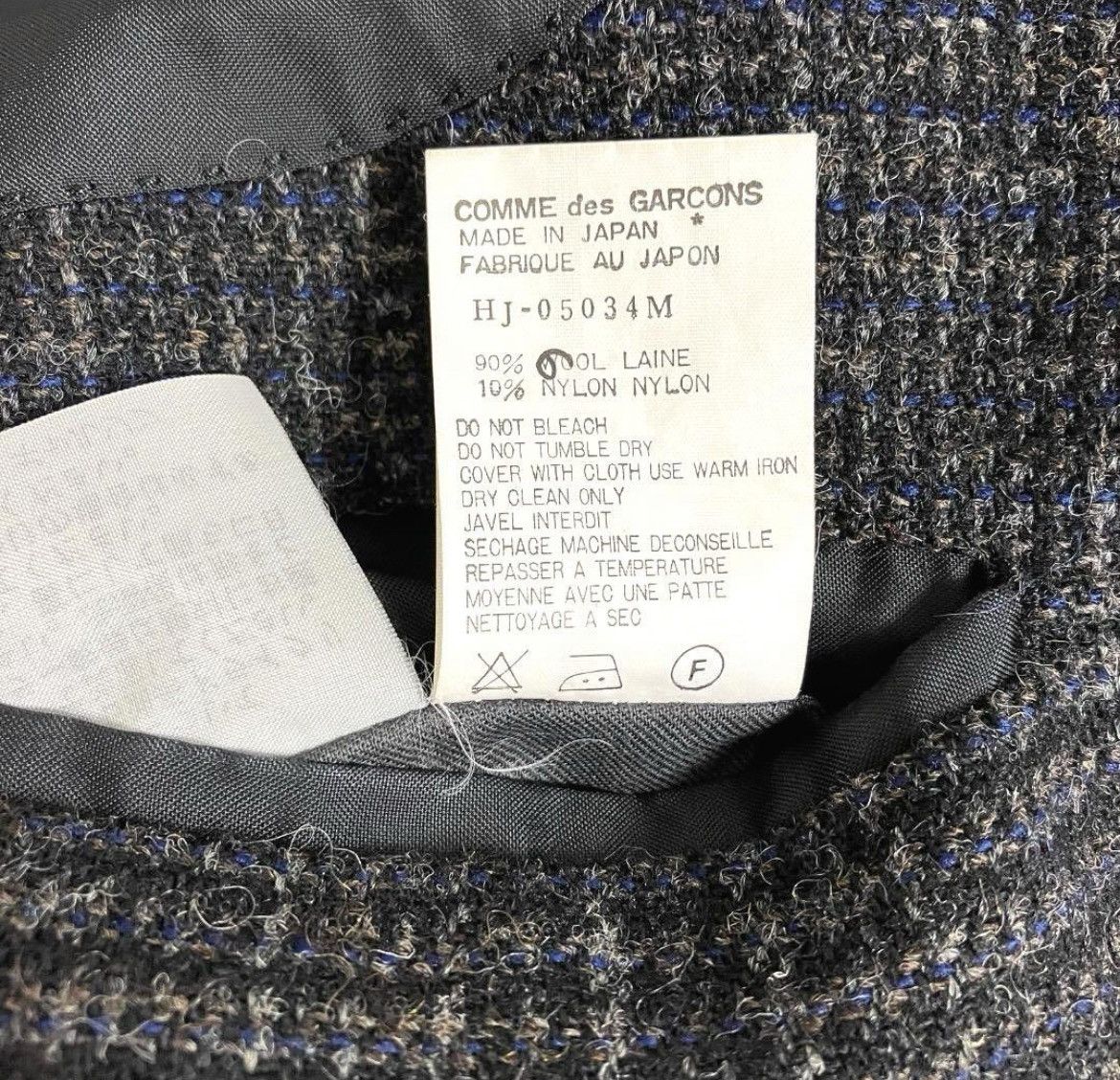 Comme des Garcons × Comme des Garcons Homme × Comme des Garcons Homme Plus AD1990 Comme des garcons homme jacket Size US M / EU 48-50 / 2 - 7 Thumbnail
