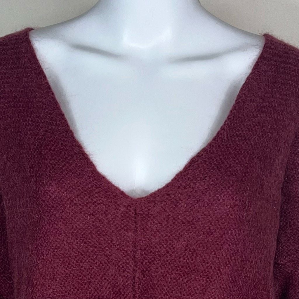 Cotelac Mohair Blend V-Neck Sweater