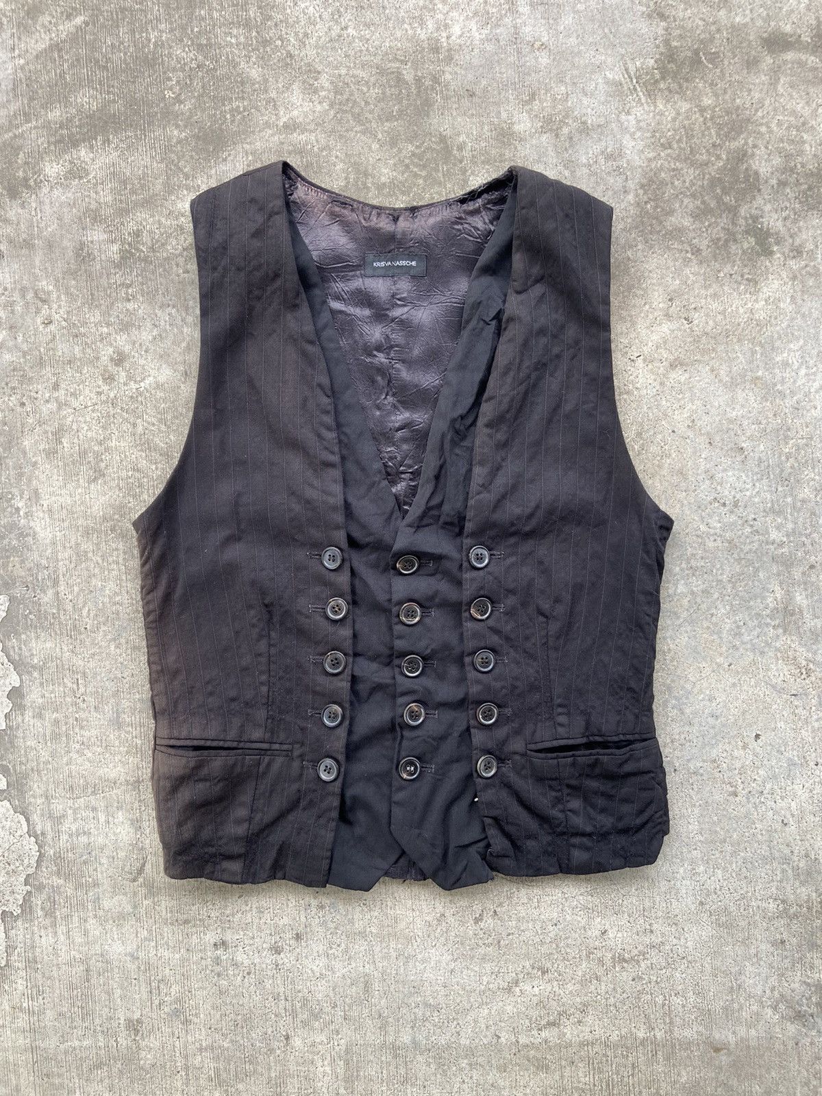 Kris Van Assche Archive Kris Van Assche Avant Garde by Hedi Slimane Vest Size 46R - 2 Thumbnail