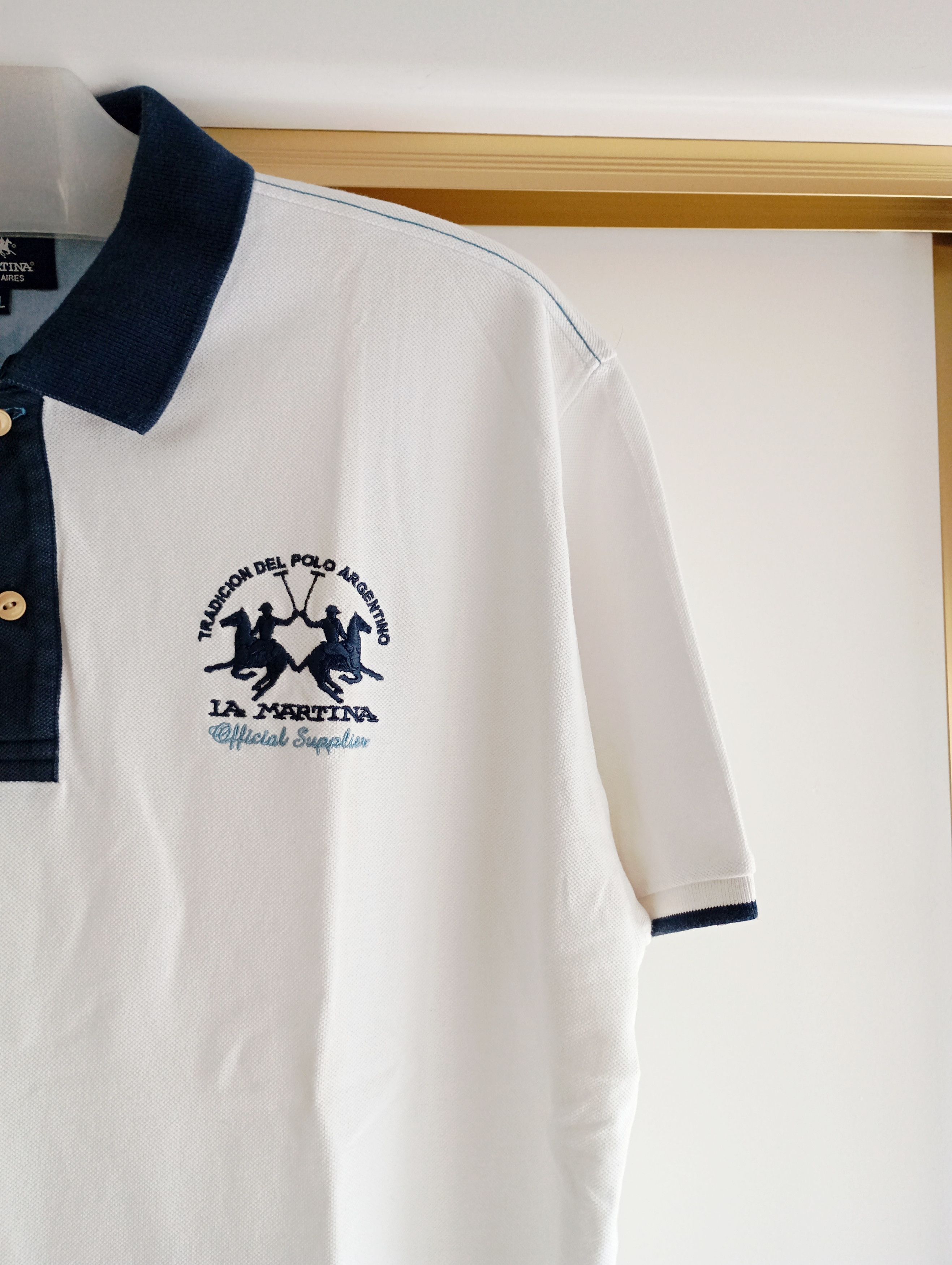 La Martina 🇦🇷 Vintage La Martina Argentina Polo T-Shirt Y2K Retro Size US XL / EU 56 / 4 - 4 Thumbnail