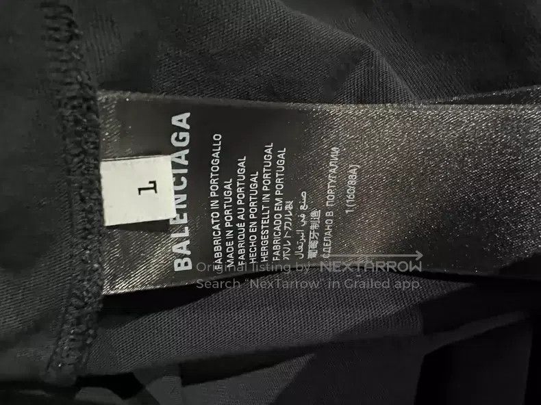 Balenciaga Balenciaga Logo Buckle Short Sleeve Shirt Size US S / EU 44-46 / 1 - 5 Thumbnail