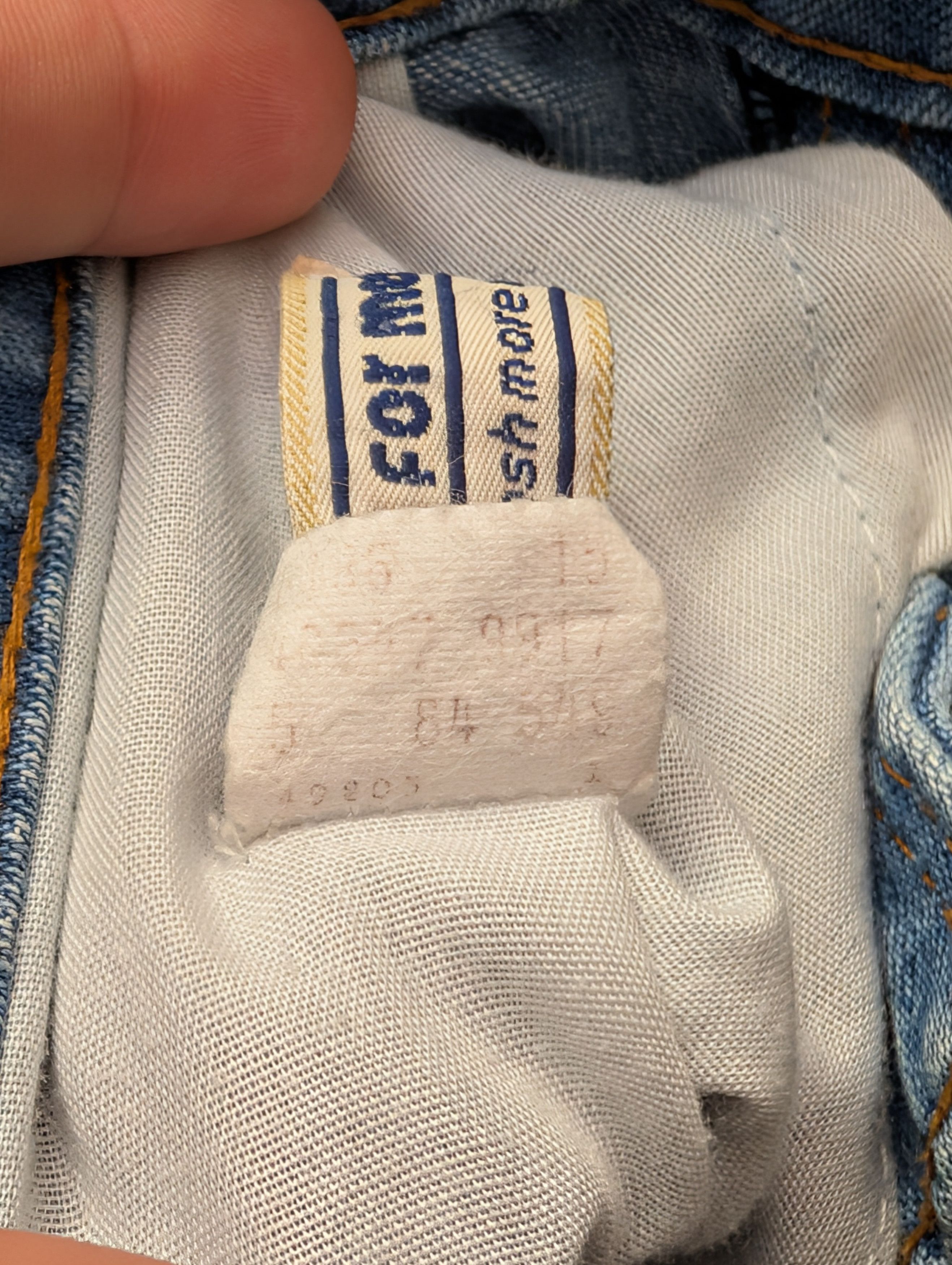Levi's Vintage Clothing VINTAGE '84 Orange Tab Levi's 549 - Blue (36W 32L) Size US 35 - 13 Thumbnail