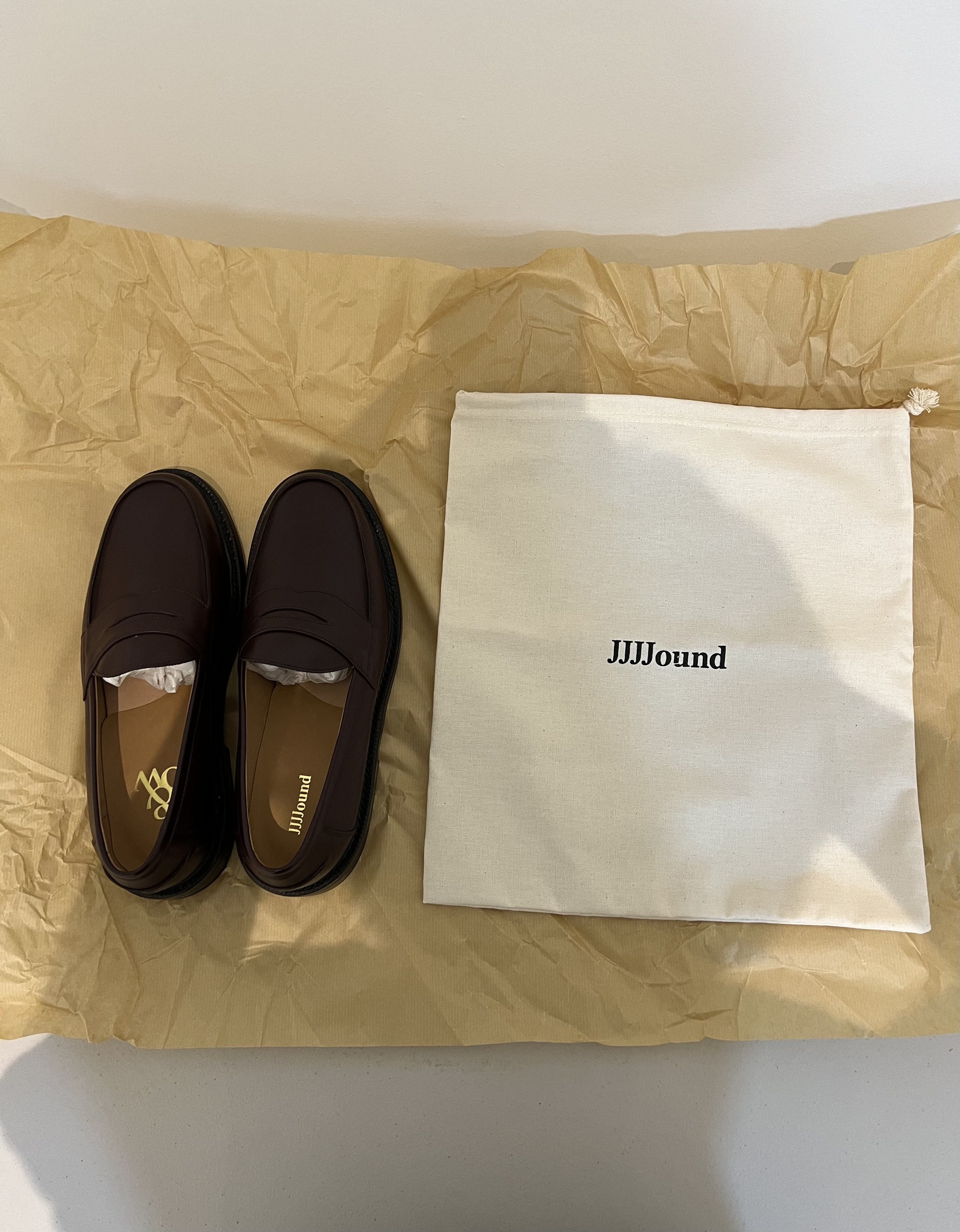 Blackstock & Weber × JJJJound 💚 Jjjjound x Blackstock & Weber Ellis Penny Loafer Bordeaux Size US 10.5 / EU 43-44 - 21 Thumbnail