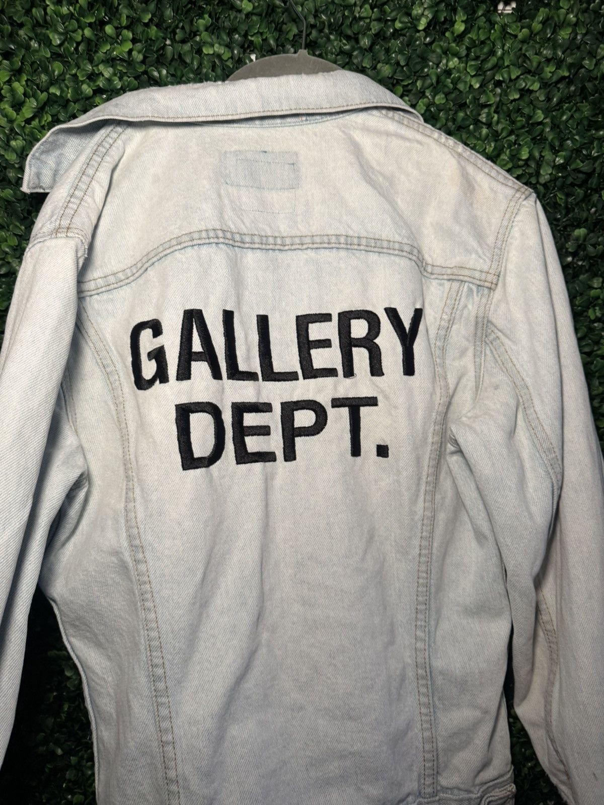 Gallery Dept. Gallery Dept Logo Print Denim Jacket – XS Size US XS / EU 42 / 0 - 1 Thumbnail